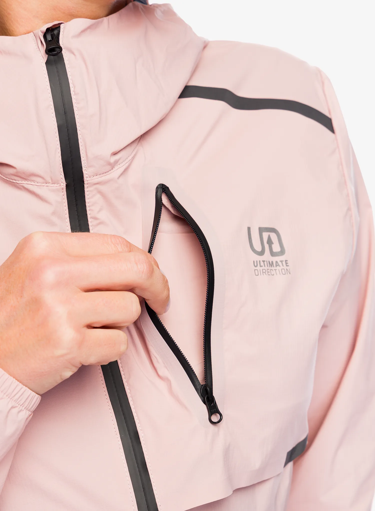 Větrovka dámská Ultimate Direction Aerolight Wind Jacket - clay