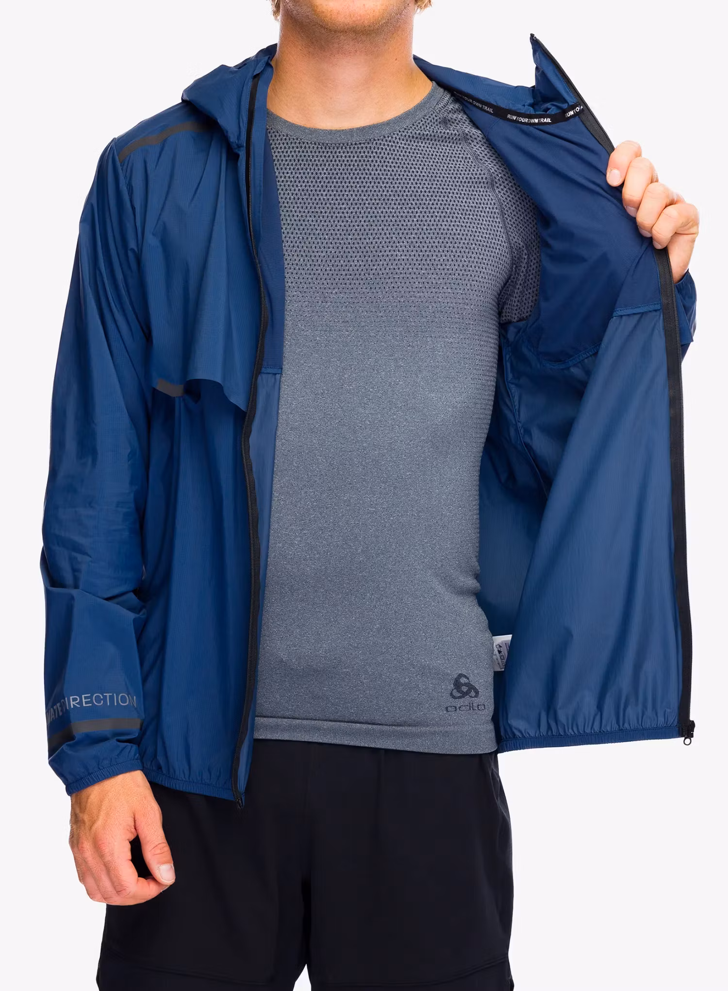 Větrovka Ultimate Direction Aerolight Wind Jacket - navy