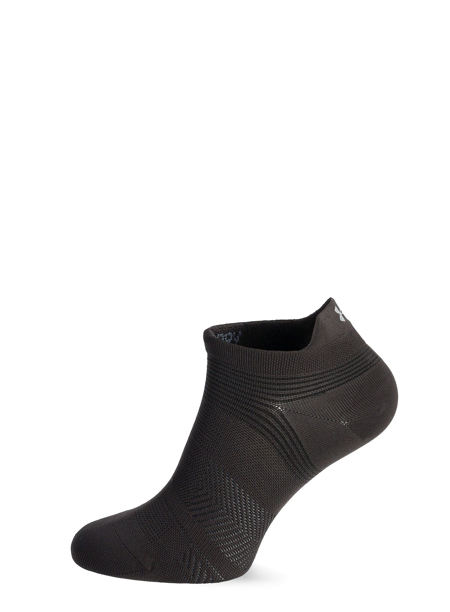 Ponožky na běhání Under Armour AD Run Lite 2pk NS Tab - pitch gray/black/reflective