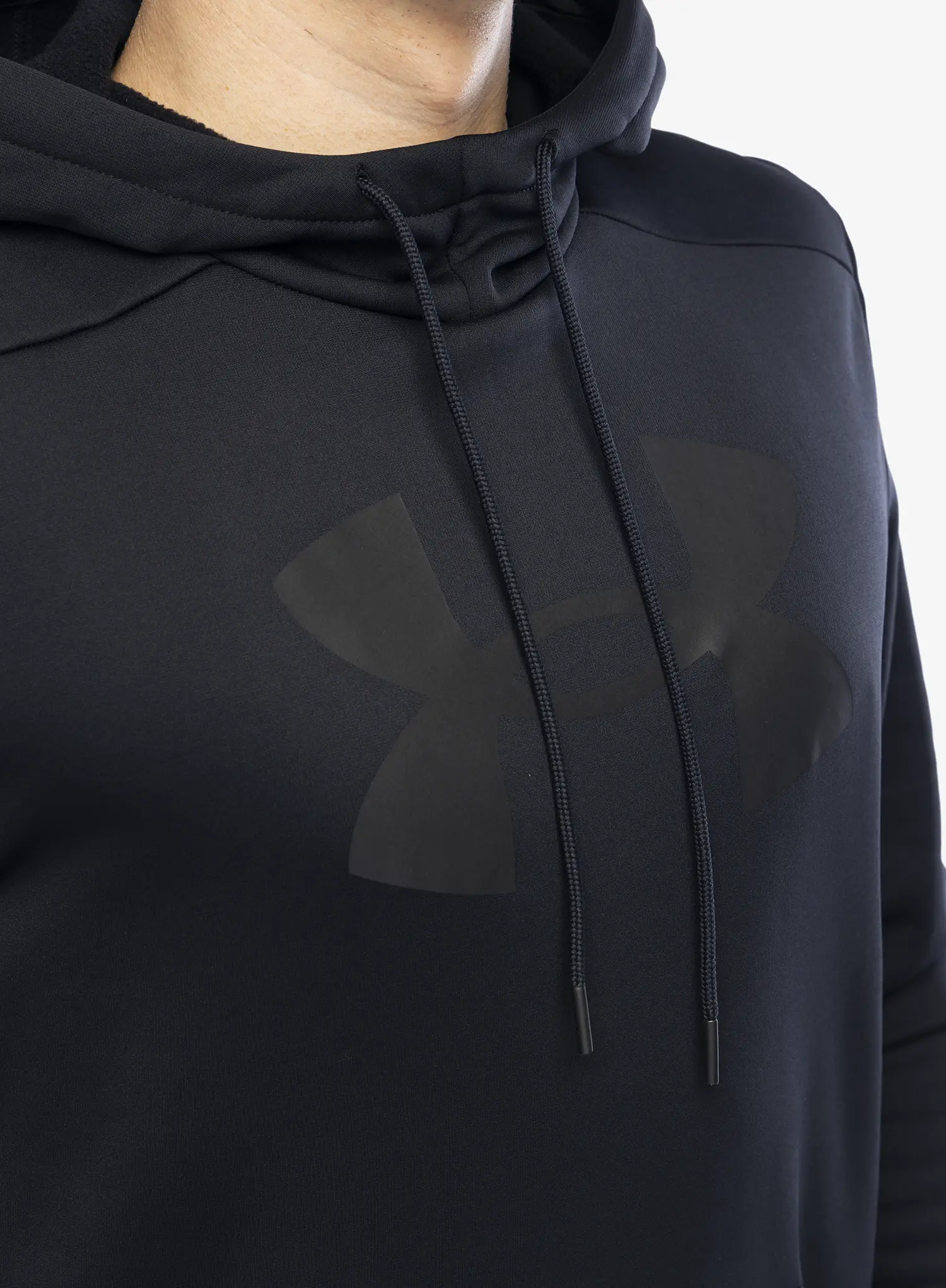 Mikina s kapucí Under Armour Armour Fleece Big Logo Hoodie - black/black
