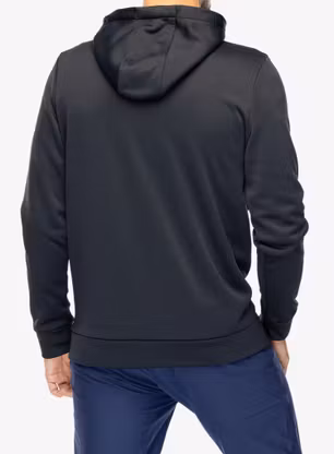 Pánská mikina Under Armour Armour Fleece Full Zip Hoodie - black/black