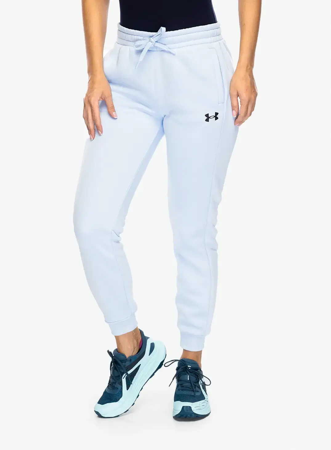 Kalhoty dámské Under Armour Armour Fleece Joggers - nimbus blue/black