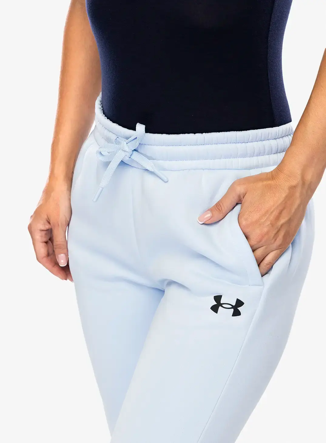 Kalhoty dámské Under Armour Armour Fleece Joggers - nimbus blue/black