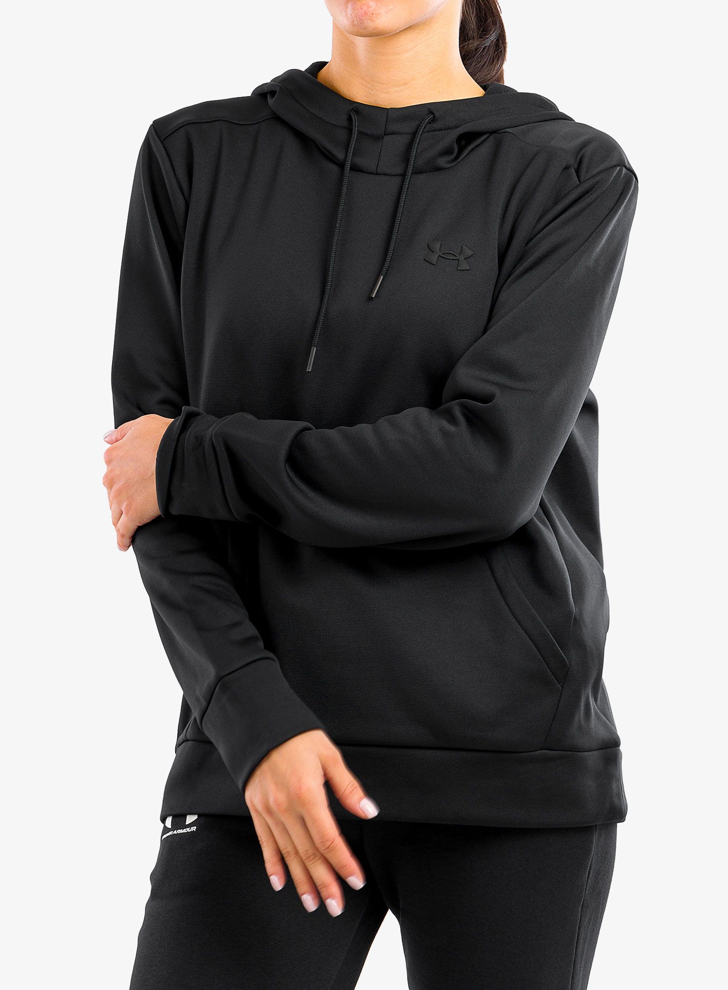 Dámská mikina Under Armour Armour Fleece LC Hoodie - black