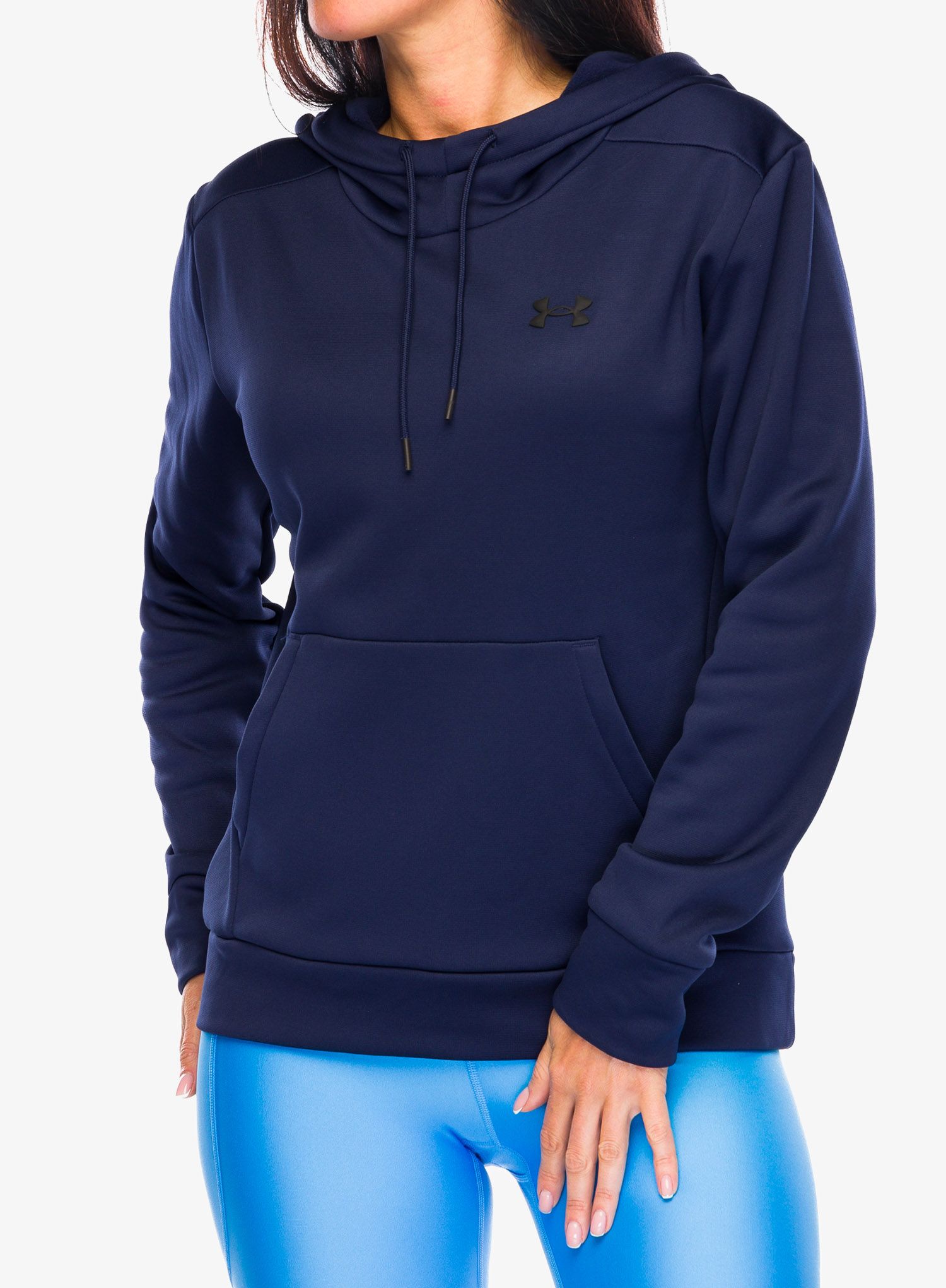 Dámská mikina Under Armour Armour Fleece LC Hoodie - midnight navy/black