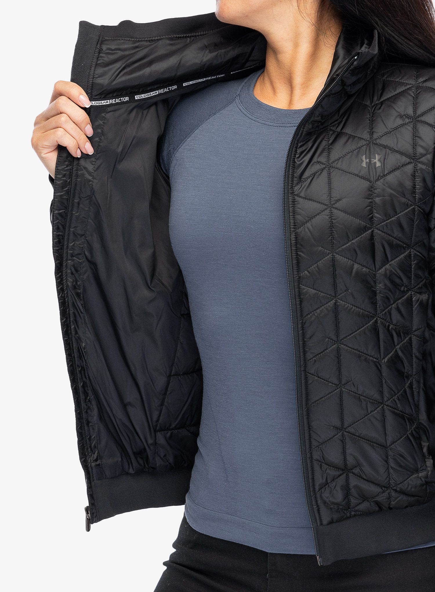 Dámská izolovaná bunda Under Armour CG Reactor Jacket - black