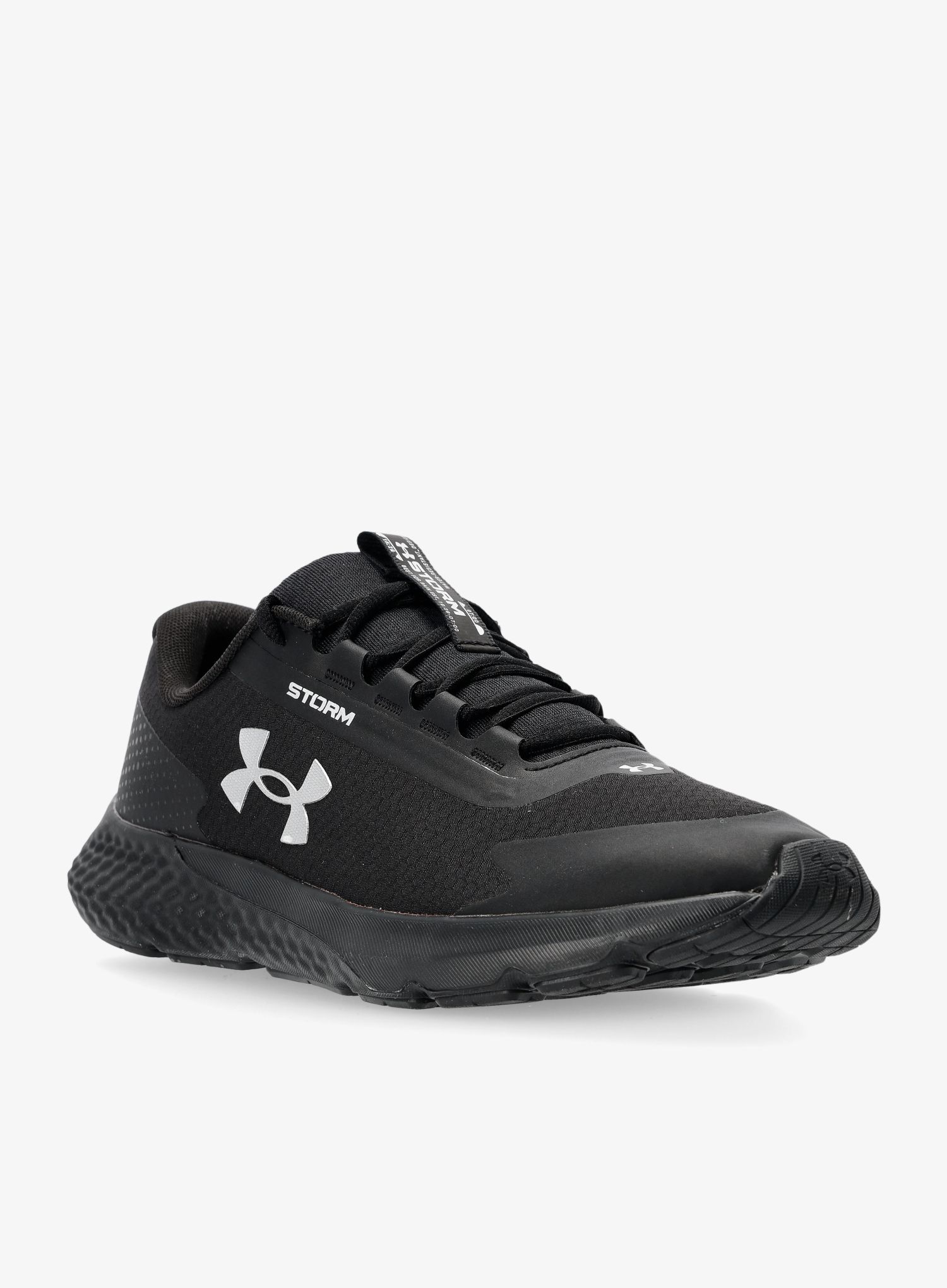 Běžecké boty pánské Under Armour UA Charged Rogue 3 Storm - black/black/metallic silver