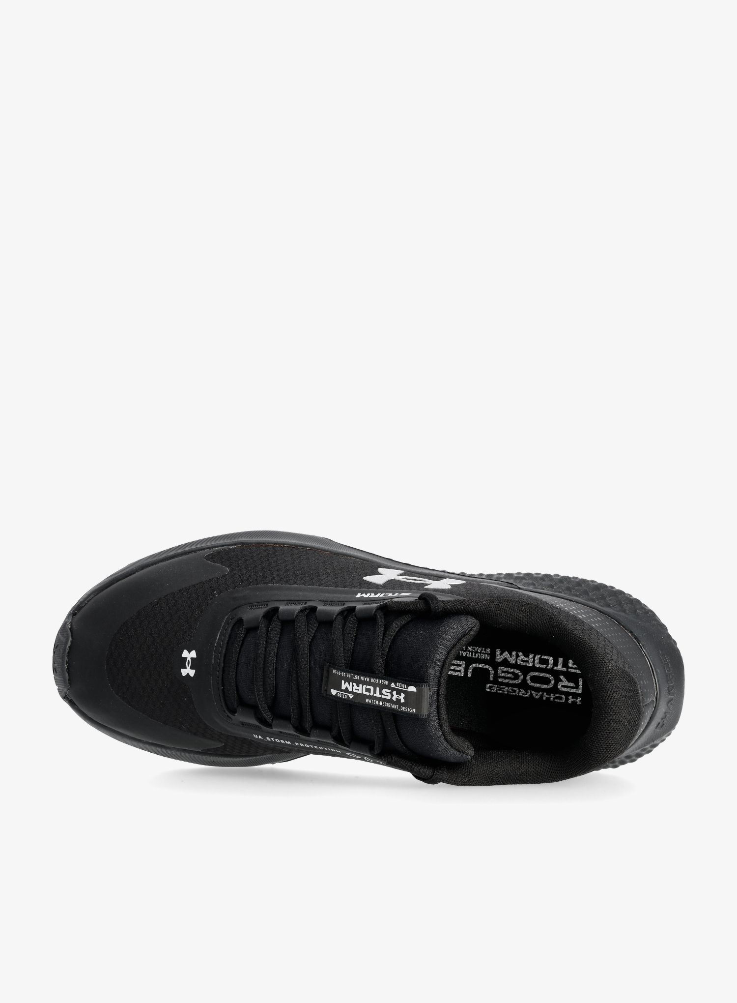 Běžecké boty pánské Under Armour UA Charged Rogue 3 Storm - black/black/metallic silver