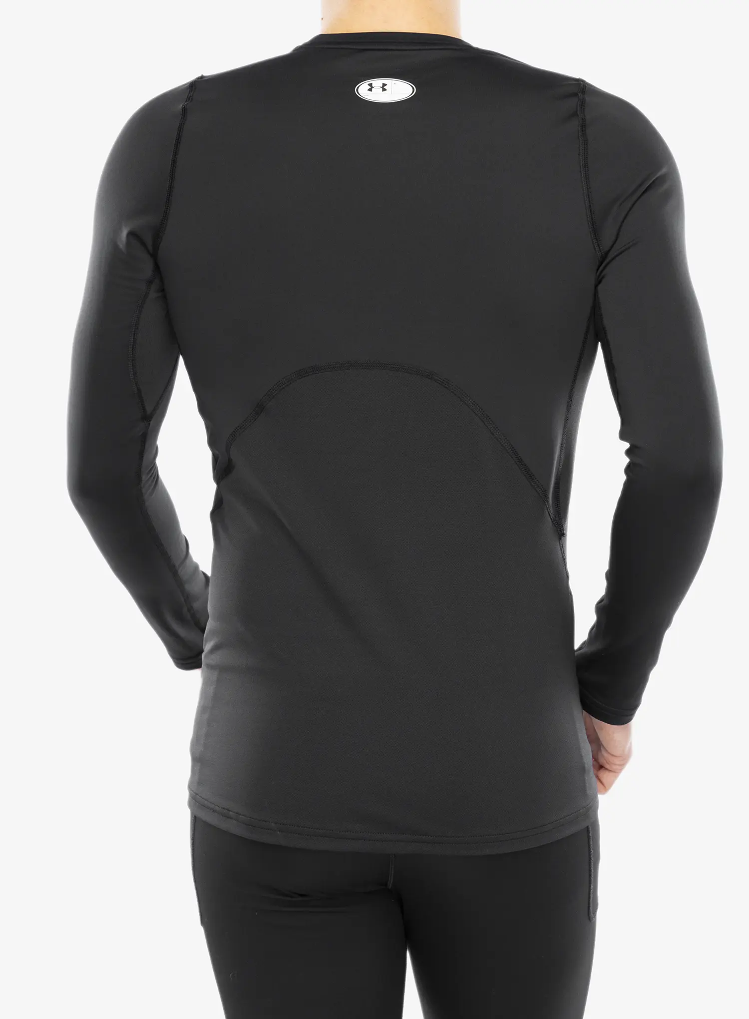 Mikina Under Armour ColdGear Fitted Crew - black/white