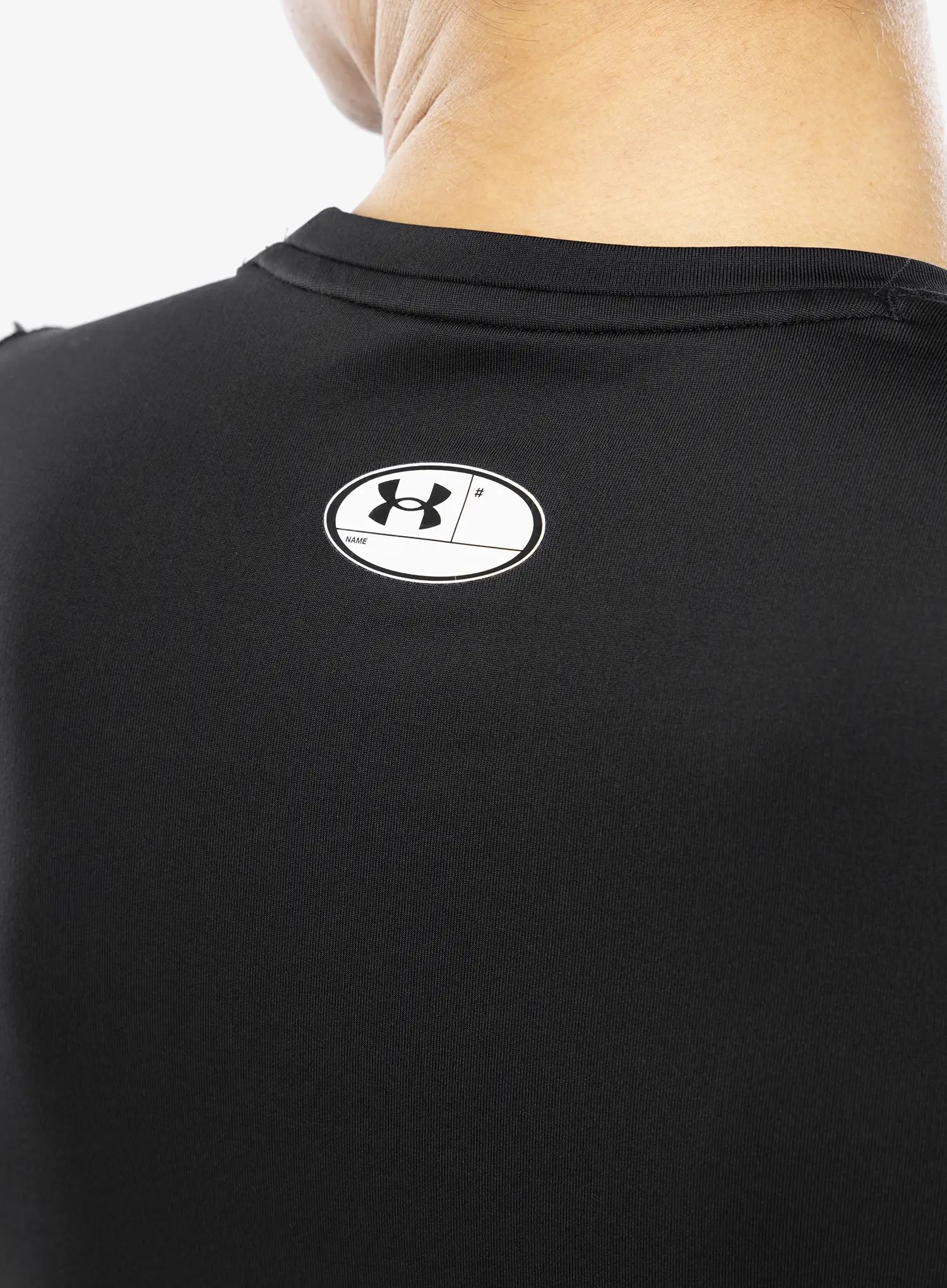 Mikina Under Armour ColdGear Fitted Crew - black/white