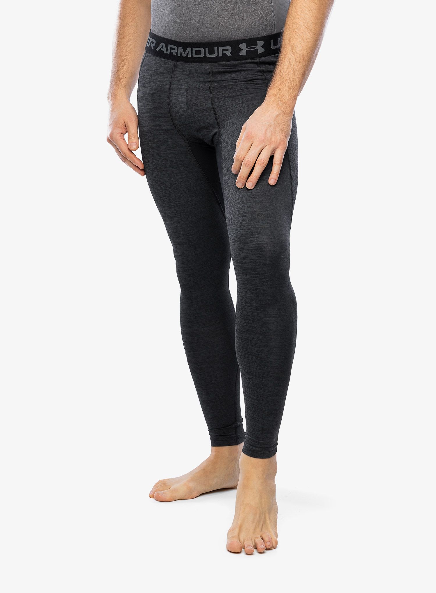 Termolegíny Under Armour ColdGear Twist Leggings - black/pitch gray