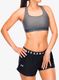 Podprsenka Under Armour Crossback Mid Heather Bra - charcoal light