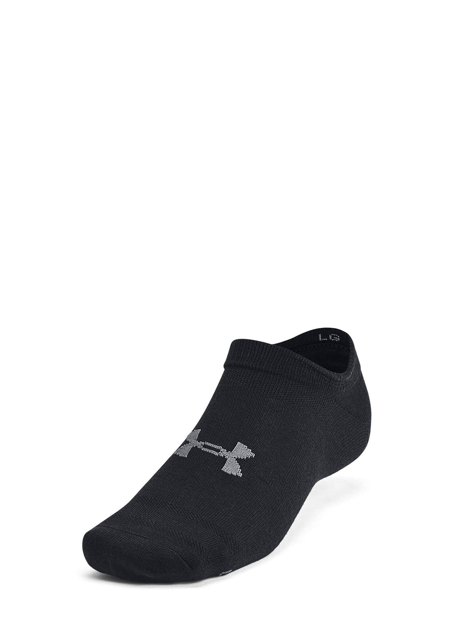 Ponožky Under Armour Essential 6-Pack No Show Socks - black/black/castlerock