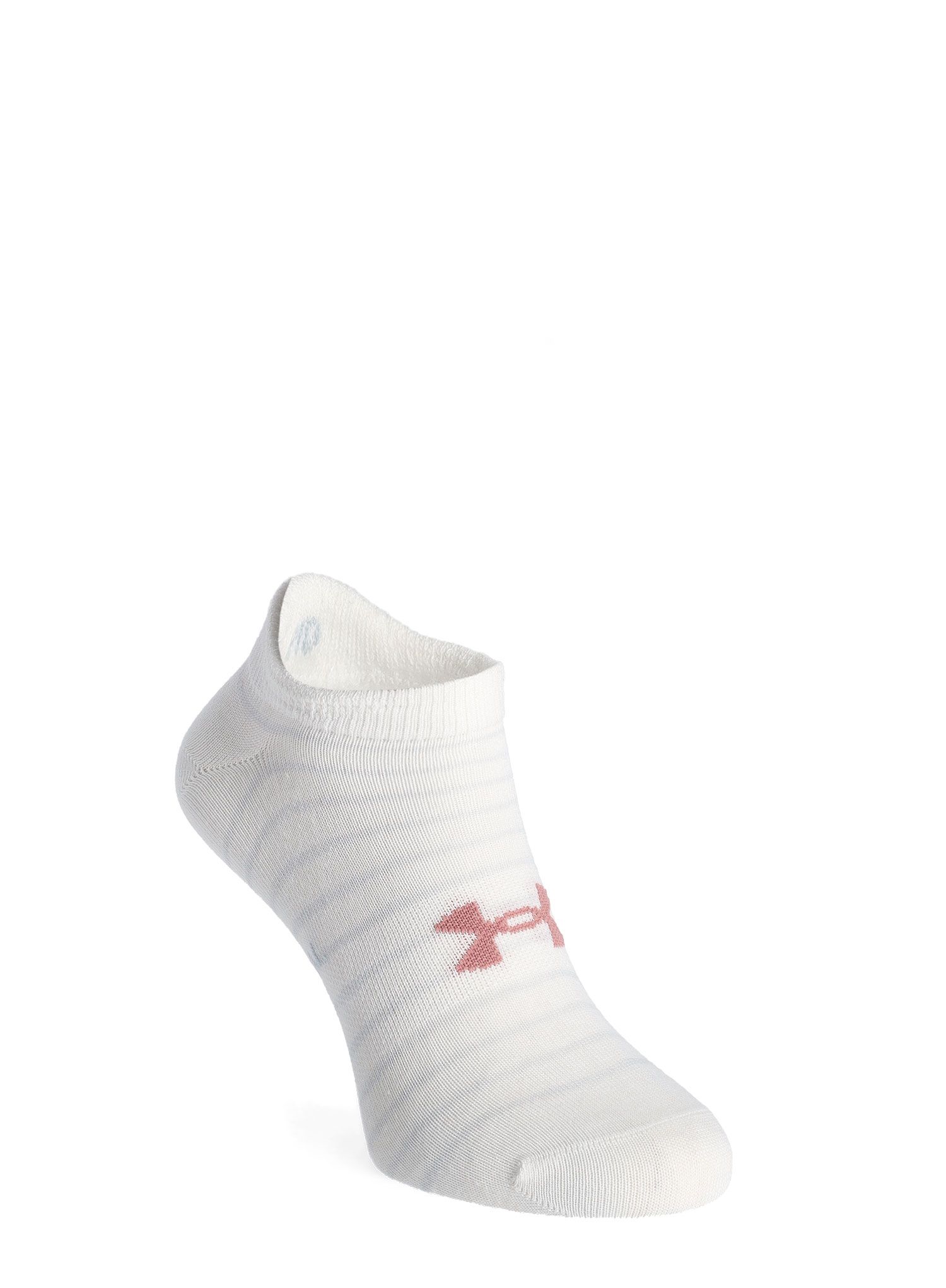 Ponožky Under Armour Essential No Show 6-pack - pink elixir/halo gray