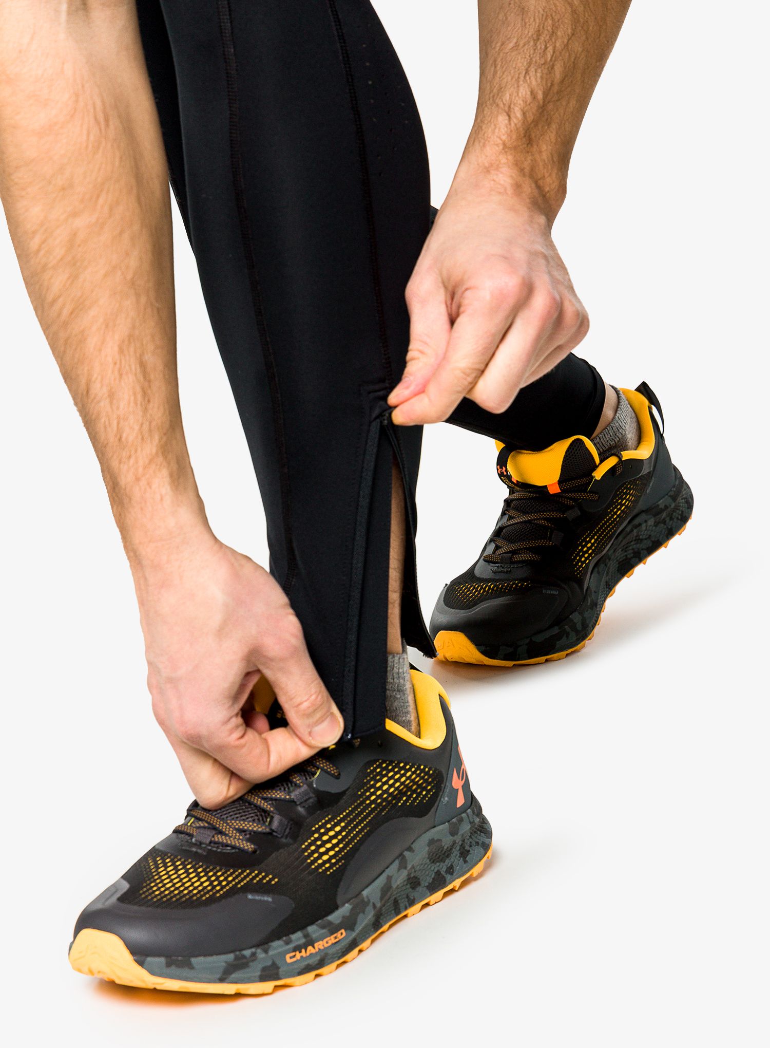 Rychleschnoucí legíny Under Armour Fly Fast 3.0 Tights - black/reflective