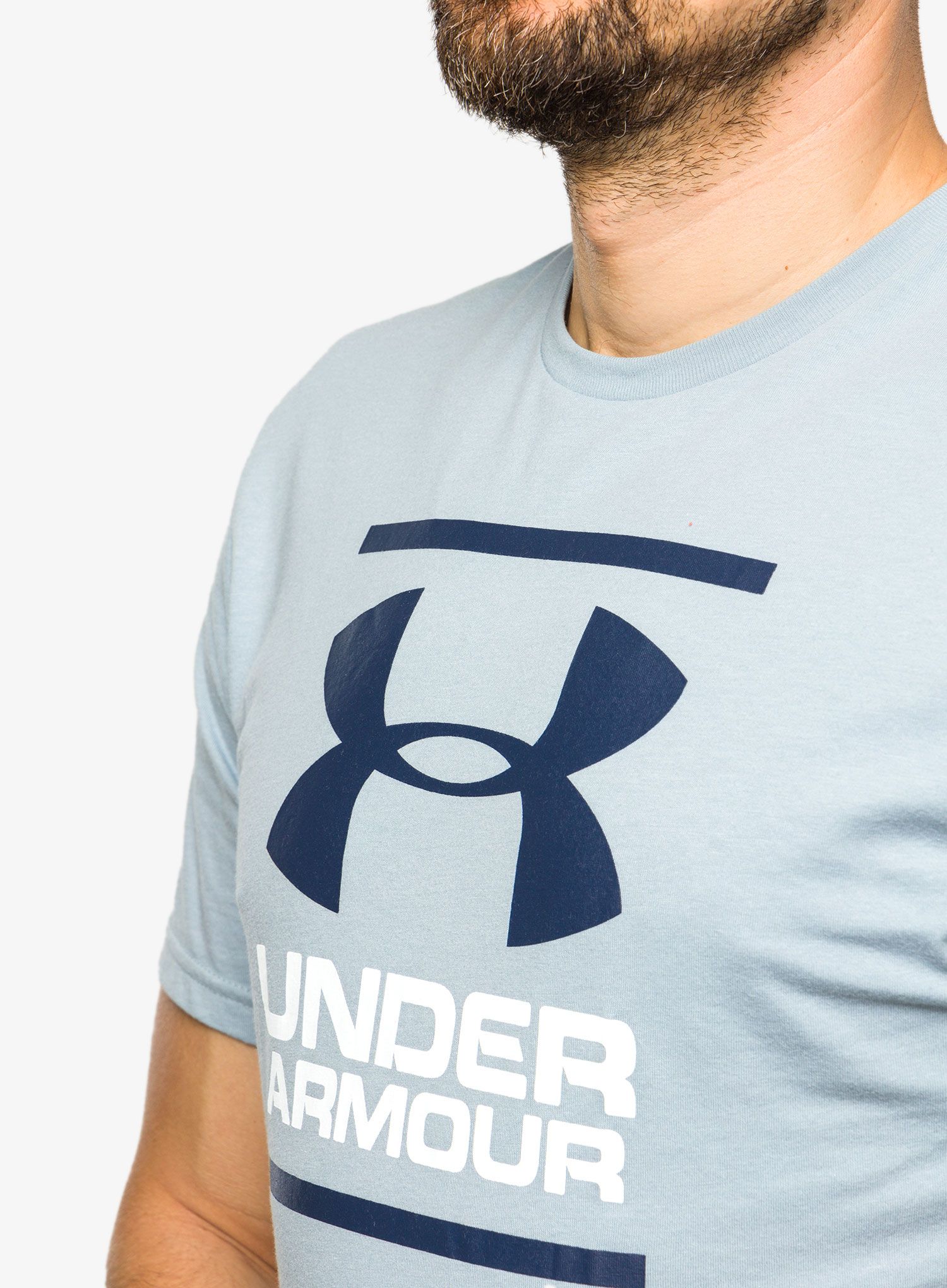 Pánské tričko Under Armour GL Foundation SS T - harbor blue/white