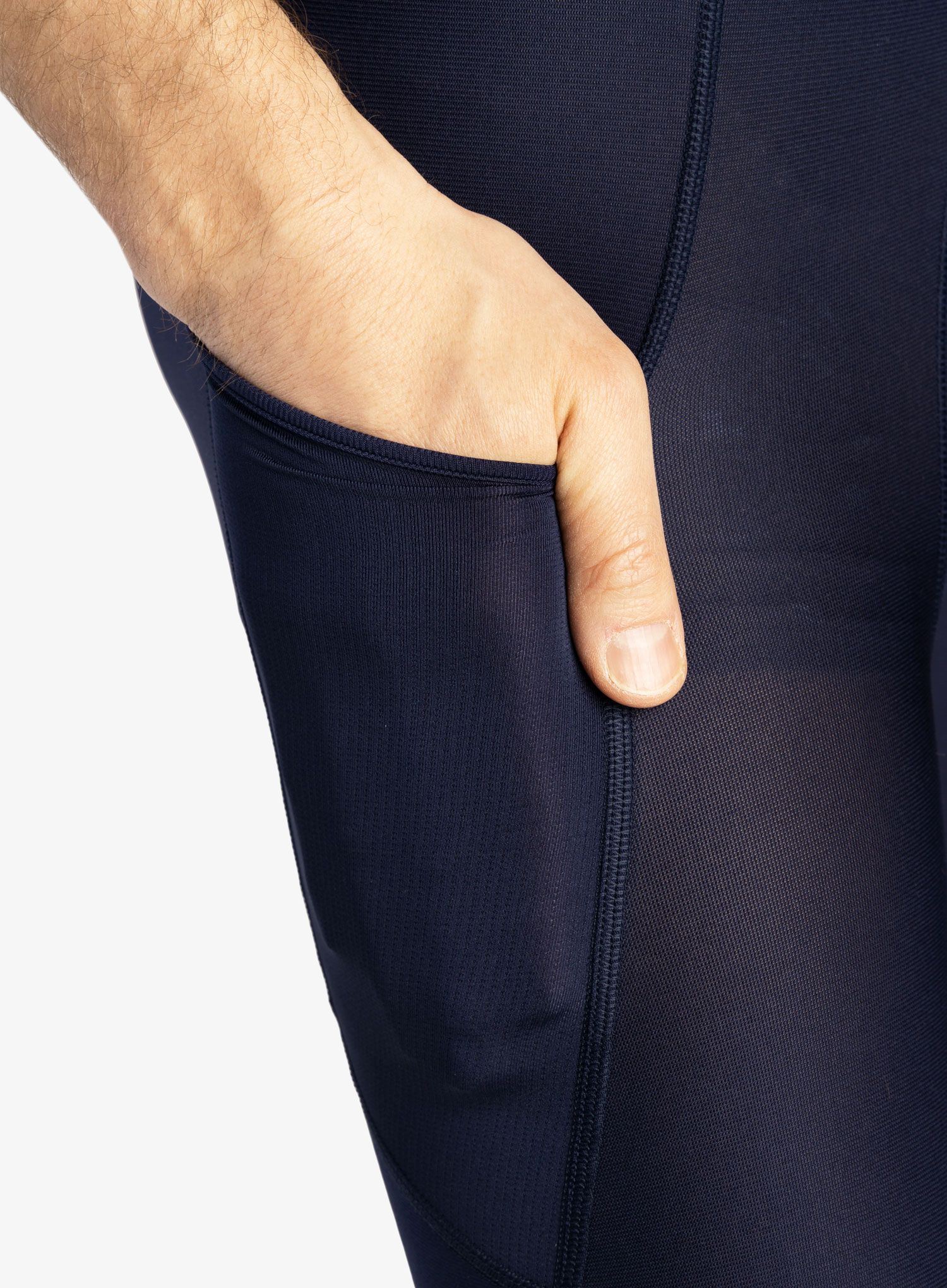 Běžecké legíny pánské Under Armour HG Armour Leggings - midnight navy/white