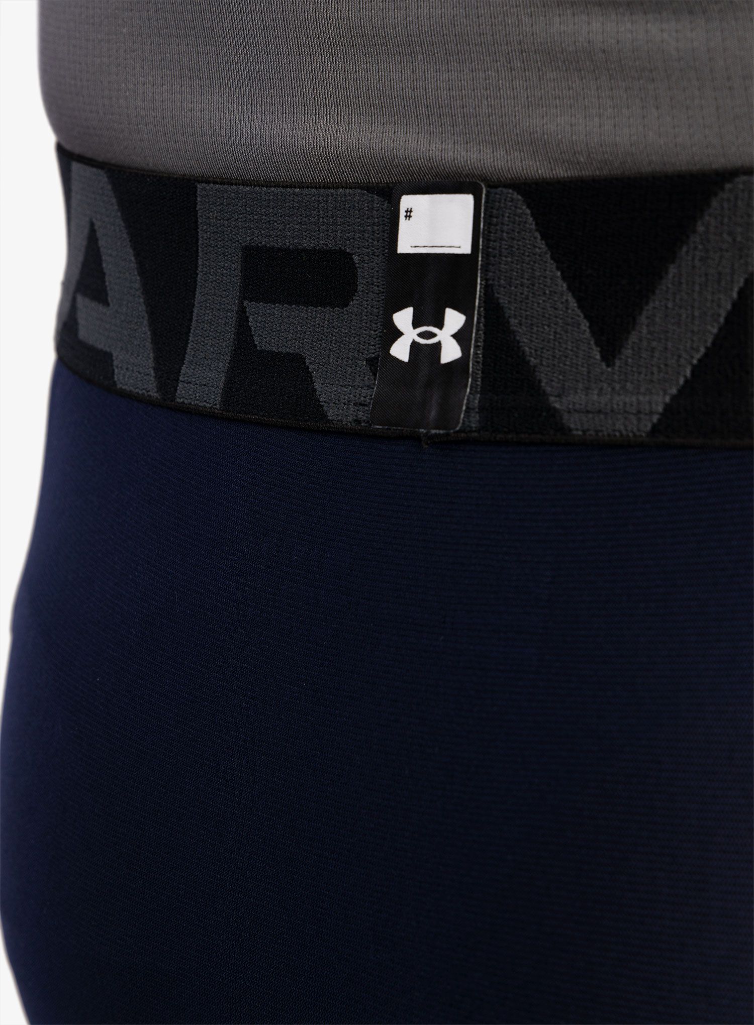 Běžecké legíny pánské Under Armour HG Armour Leggings - midnight navy/white