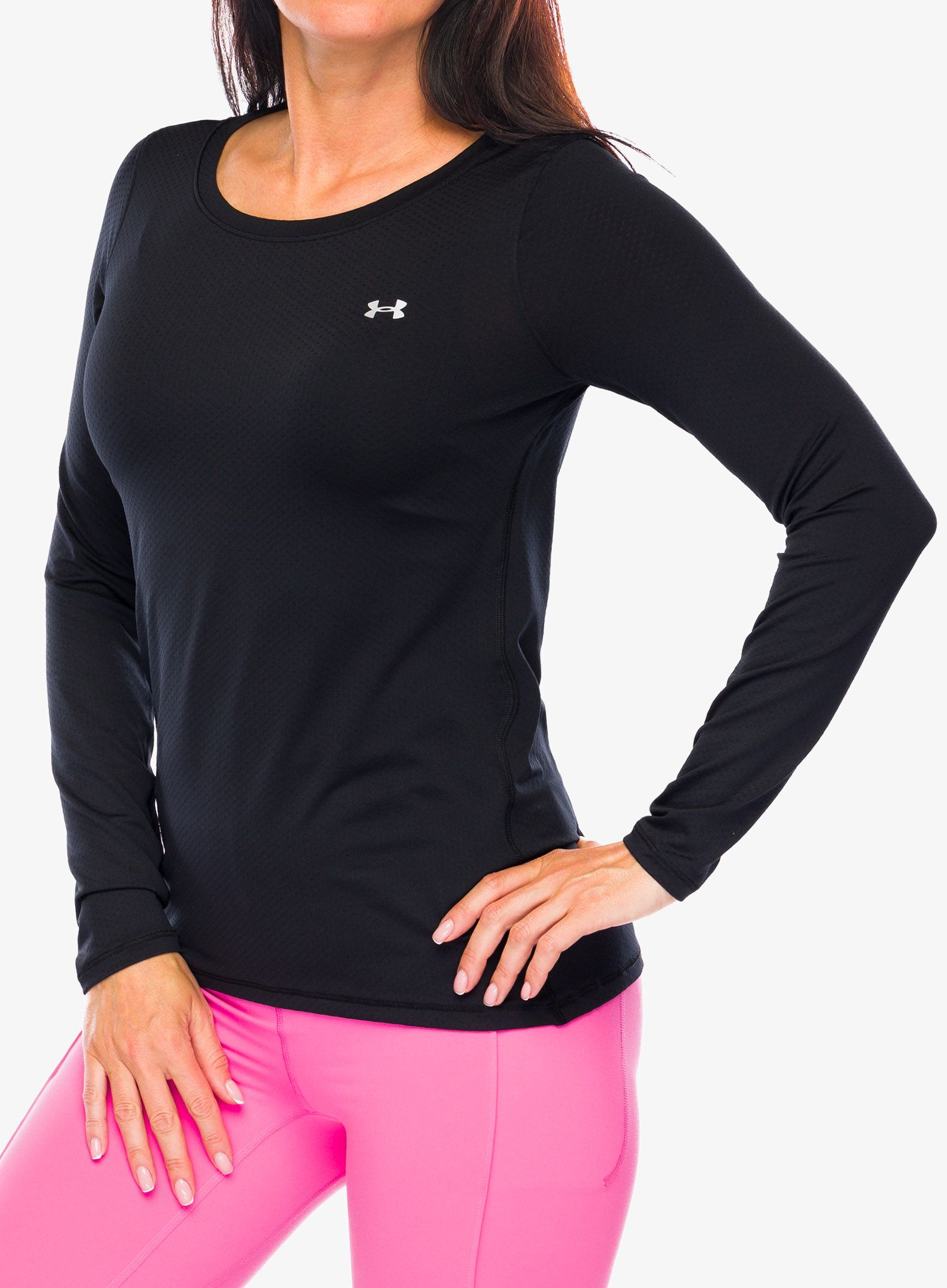 Dámská mikina Under Armour HeatGear Armour LS - black/silver