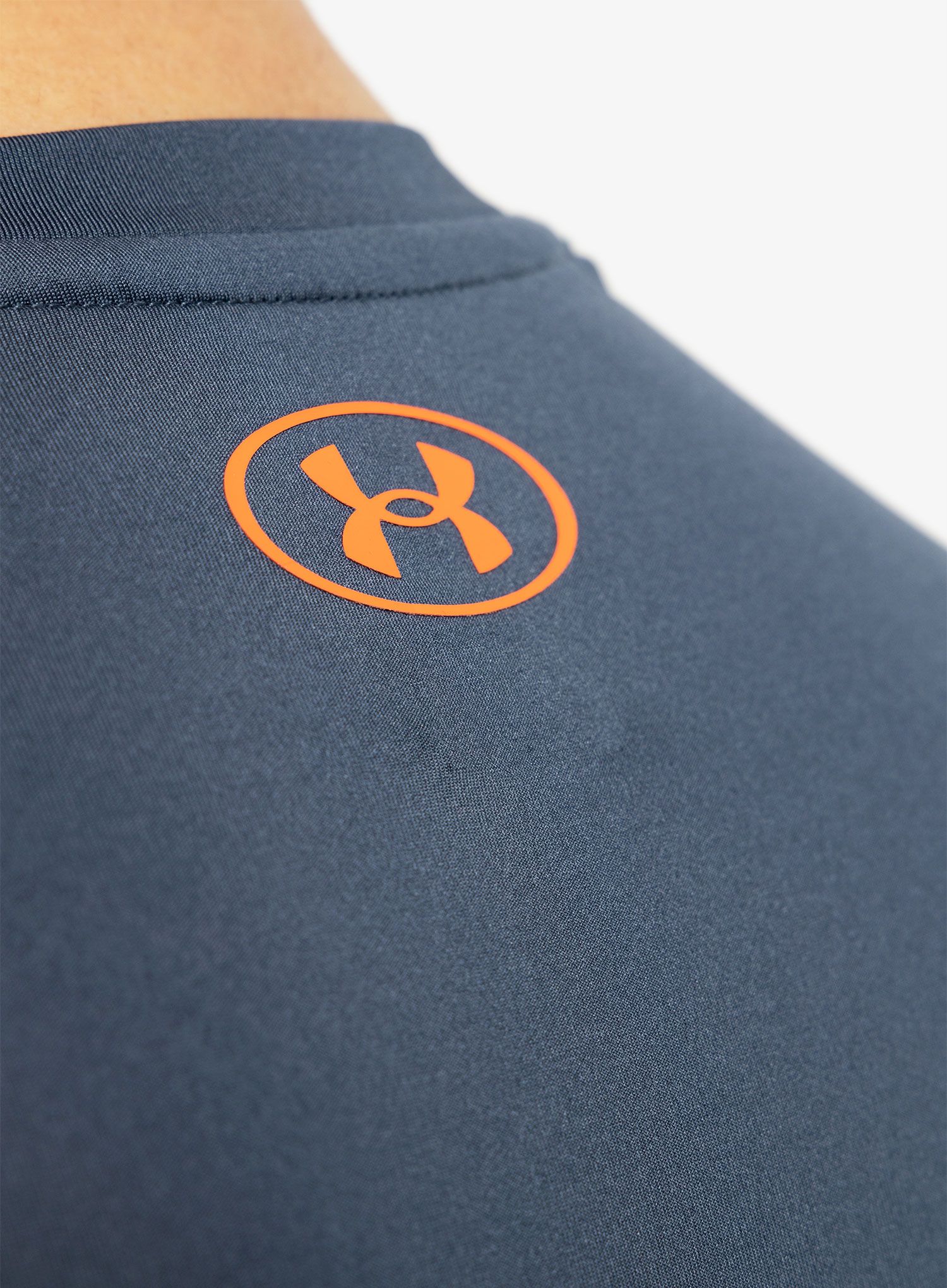 Termotriko Under Armour HeatGear Armour Novelty SS - downpour gray/after burn