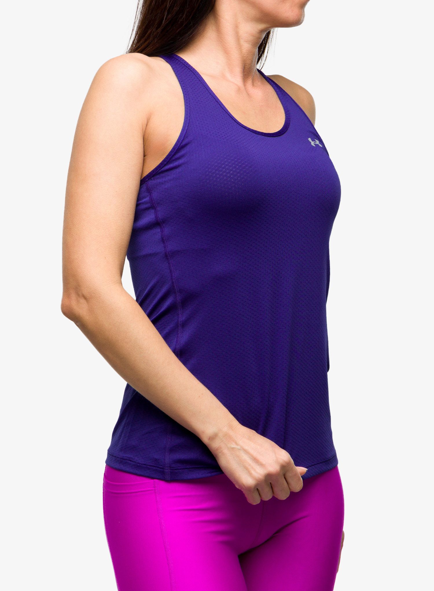 Dámský top Under Armour Heat Gear Armour Racer Tank - sonar blue/iridescent