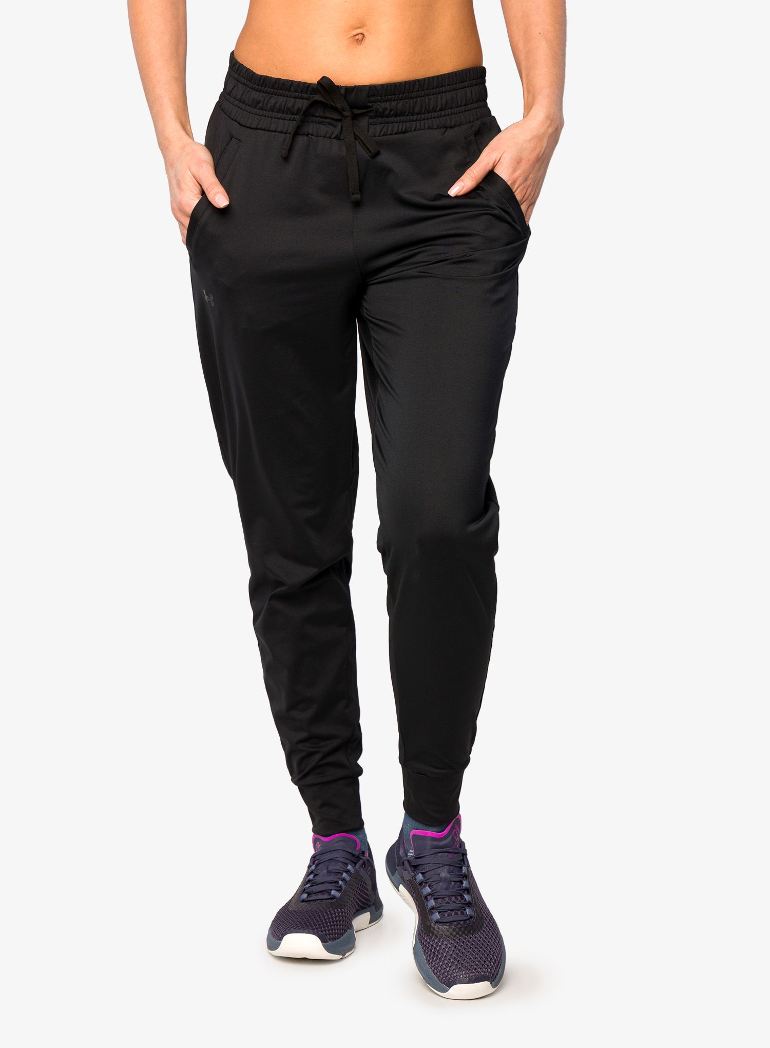 Kalhoty dámské Under Armour HeatGear Pants - black/jet gray