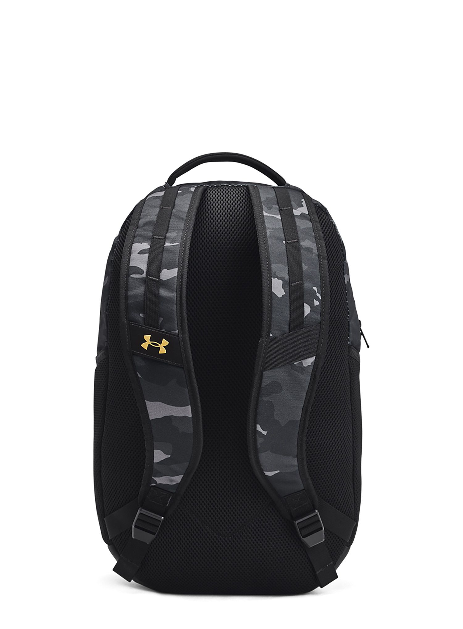 Batoh na notebook Under Armour Hustle 6.0 Backpack - black/black/metallic gold