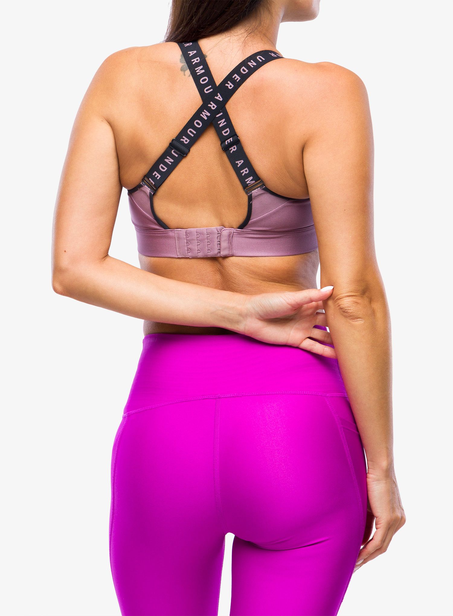 Sportovní podprsenka Under Armour Infinity High Bra - misty purple/black/purple