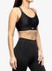 Sportovní podprsenka Under Armour Infinity Mid Covered Sports Bra - black/white