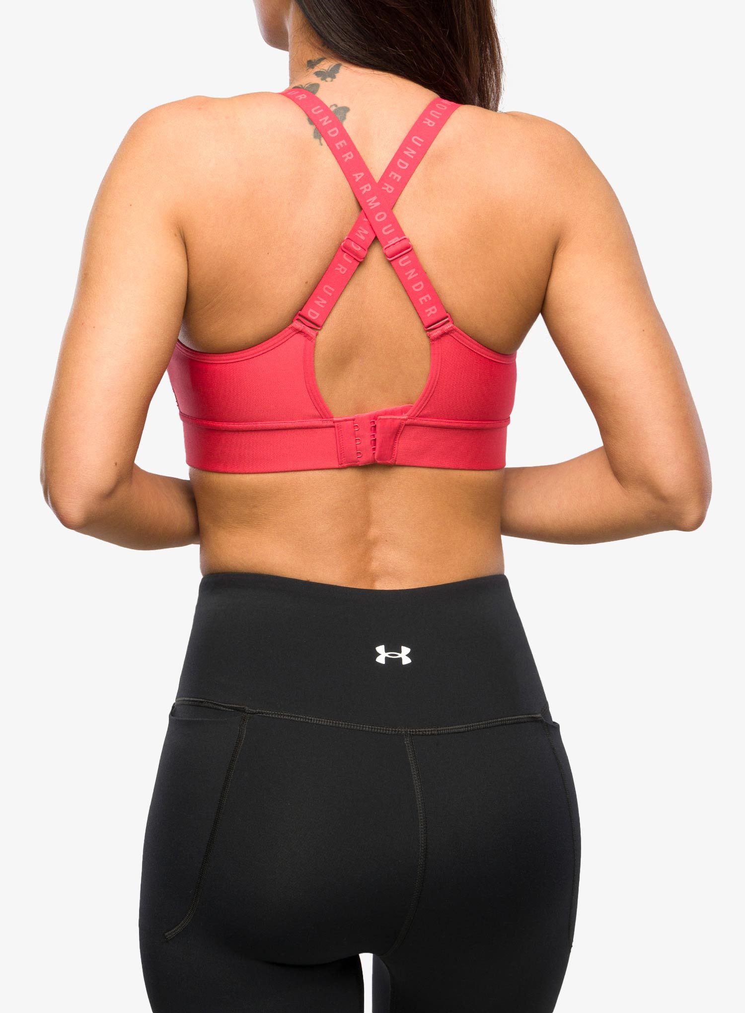 Sportovní podprsenka Under Armour Infinity Mid Covered Sports Bra - chakra/after burn