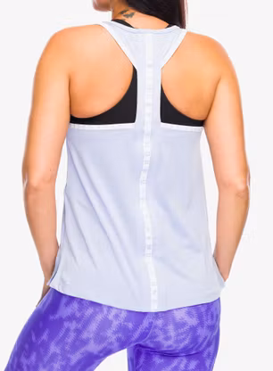 Dámský top Under Armour Knockout Tank - celeste/white