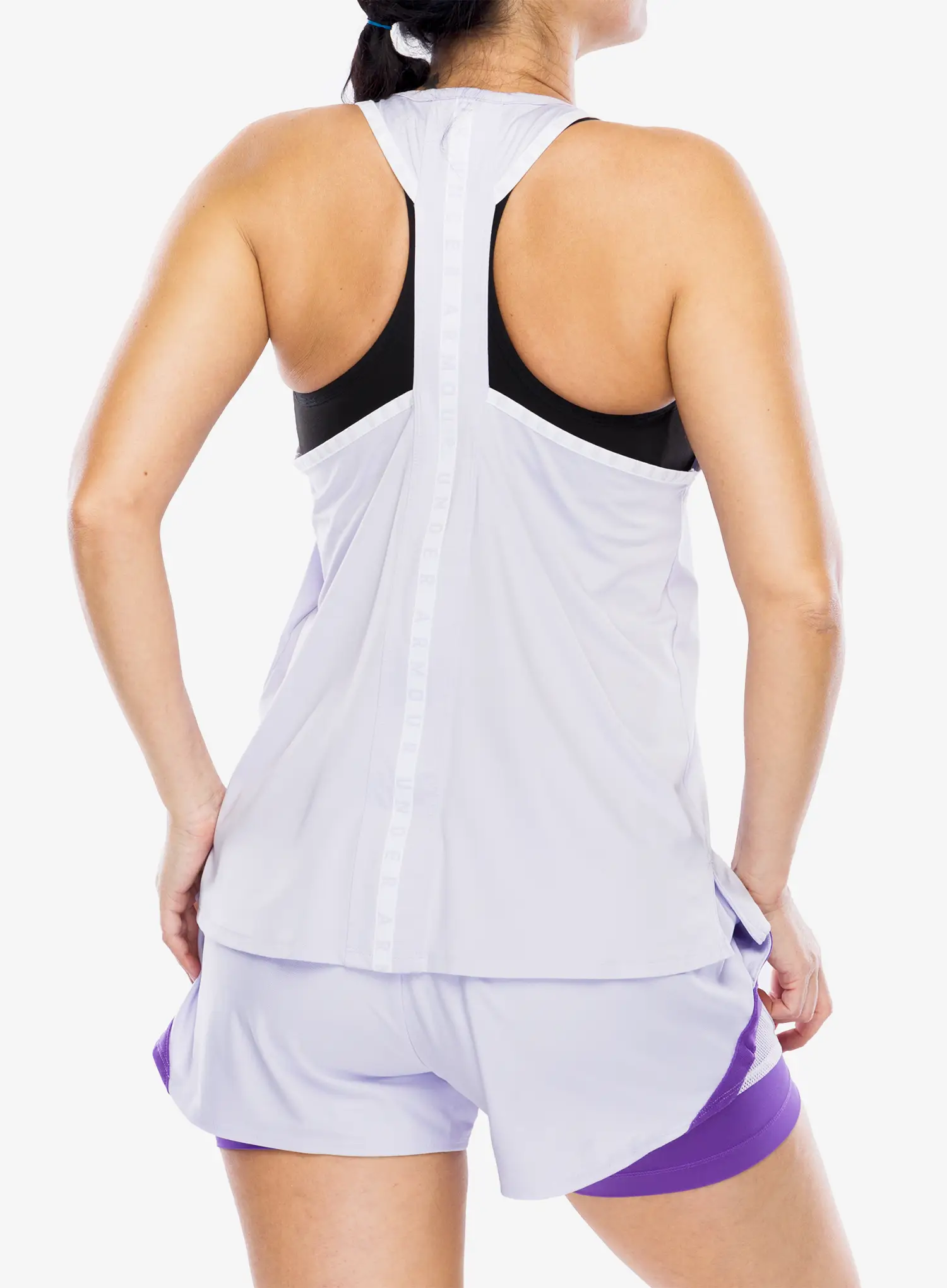 Dámský top Under Armour Knockout Tank - salt purple/white