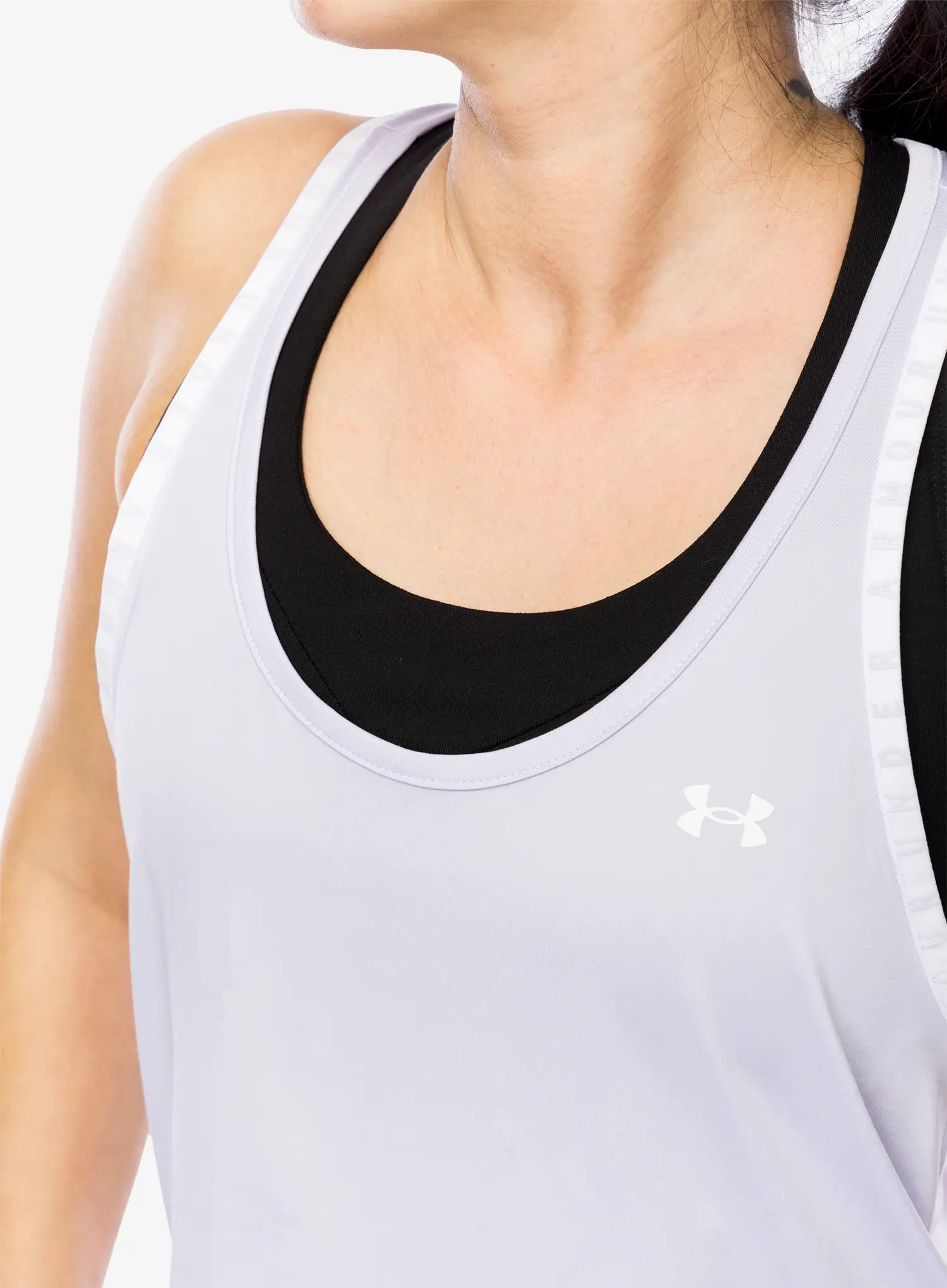 Dámský top Under Armour Knockout Tank - salt purple/white