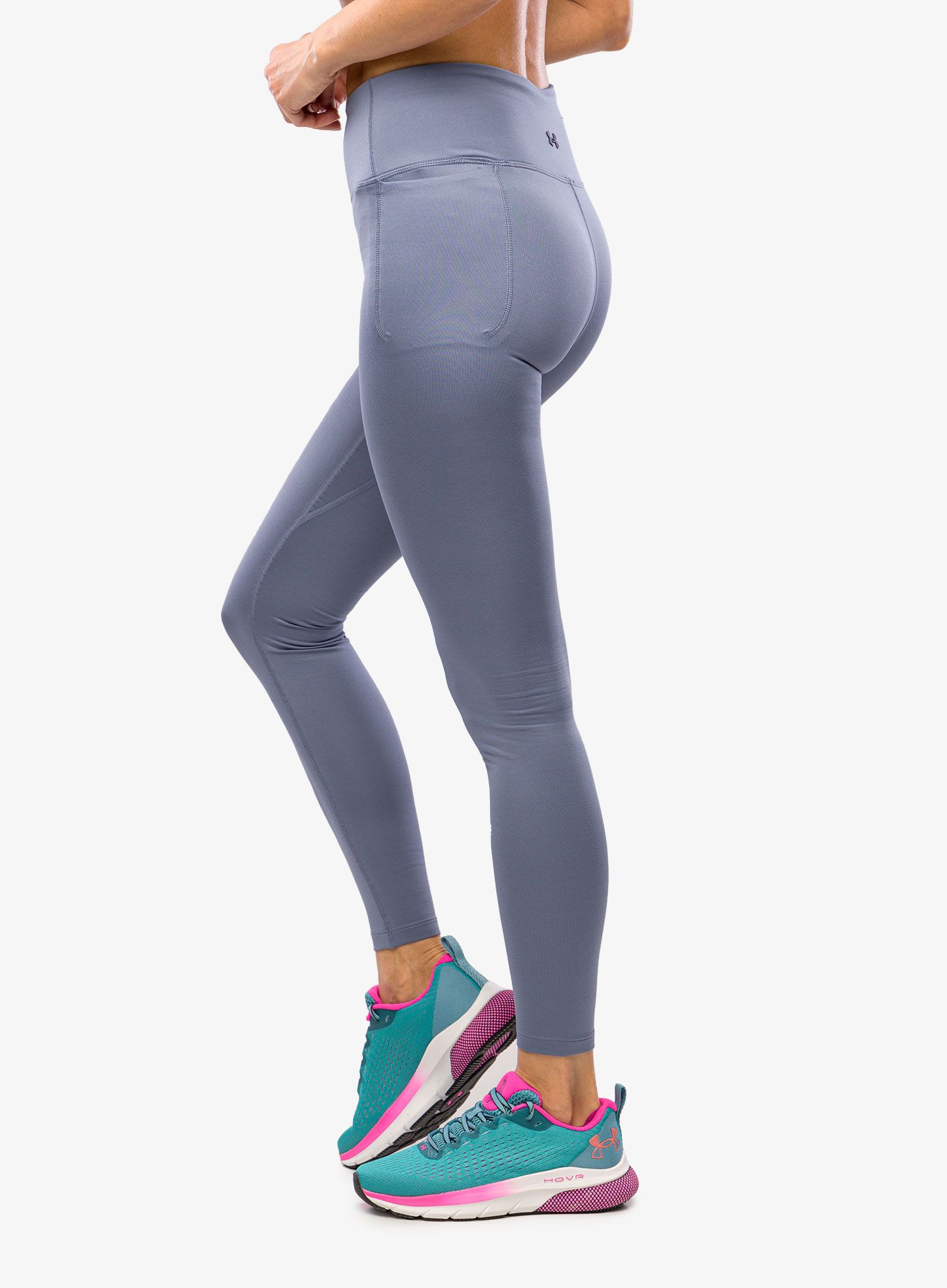 Dámské běžecké legíny Under Armour Meridian Cold Weather Leggings - purple/steel