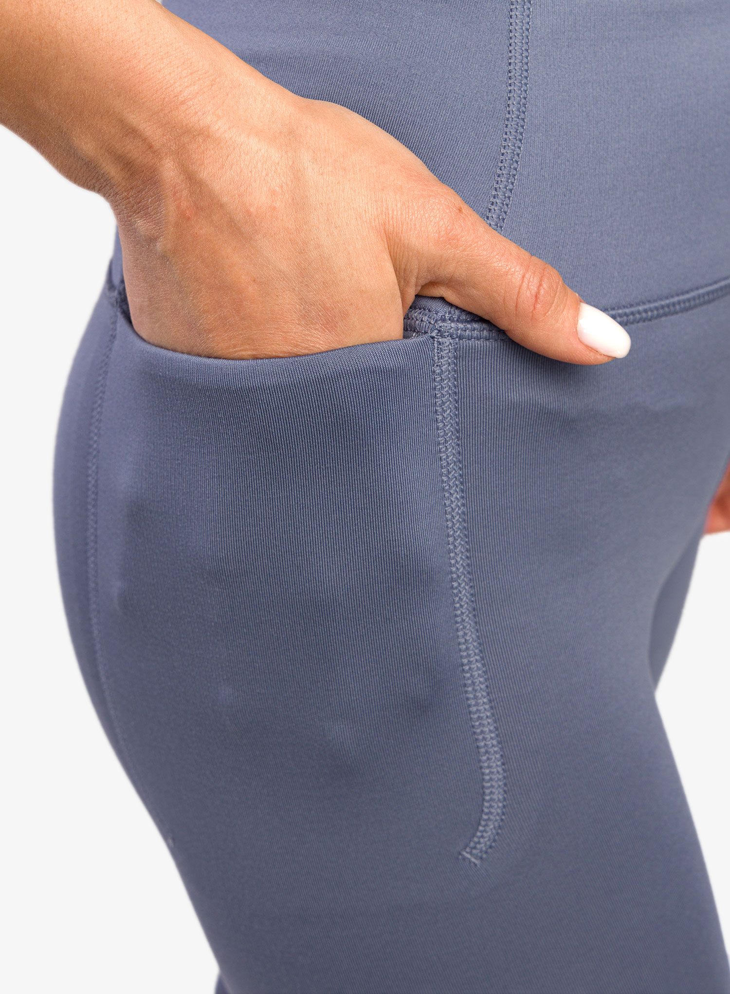 Dámské běžecké legíny Under Armour Meridian Cold Weather Leggings - purple/steel