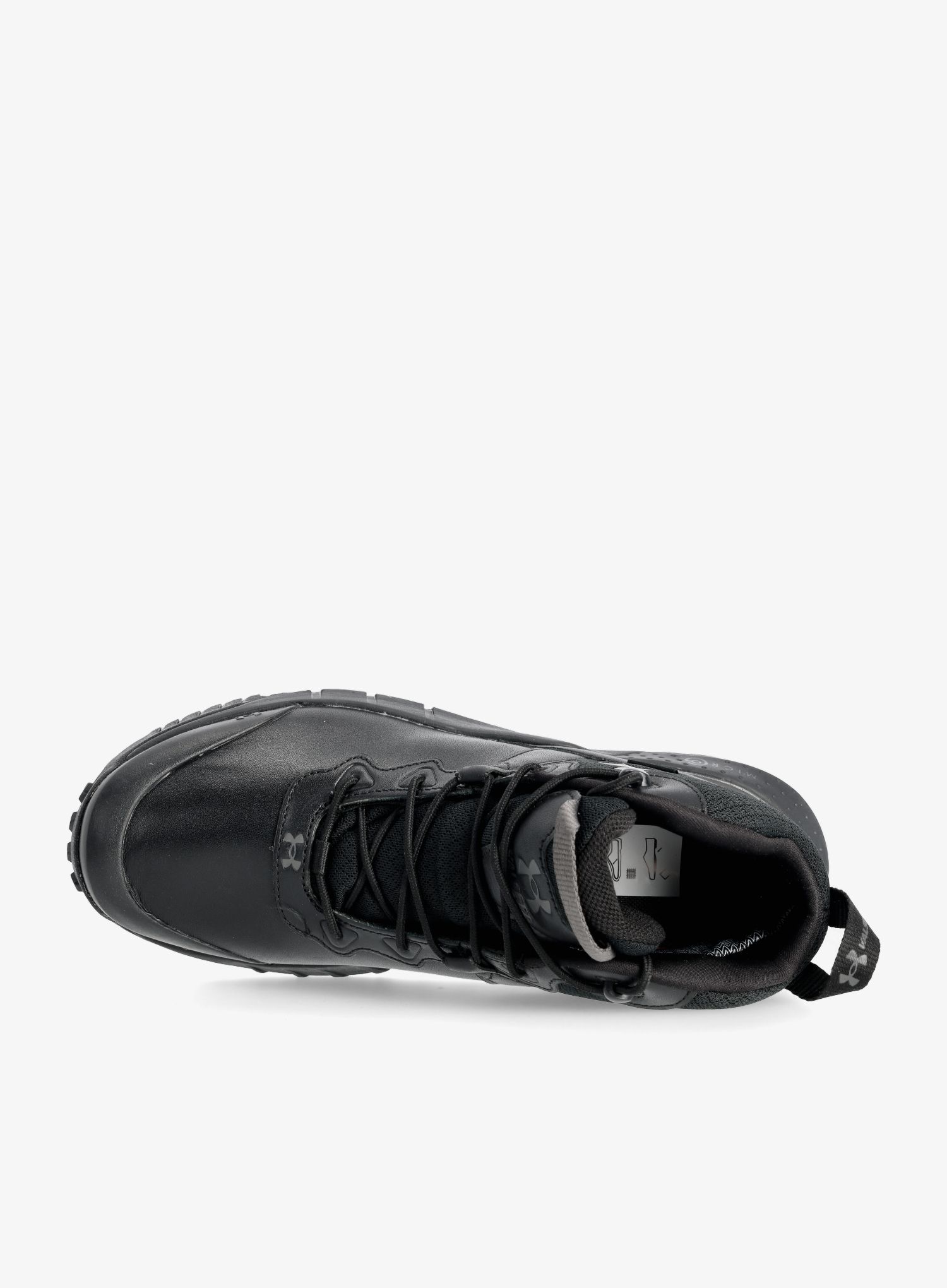 Boty Under Armour Micro G Valsetz Mid Leather WP - black