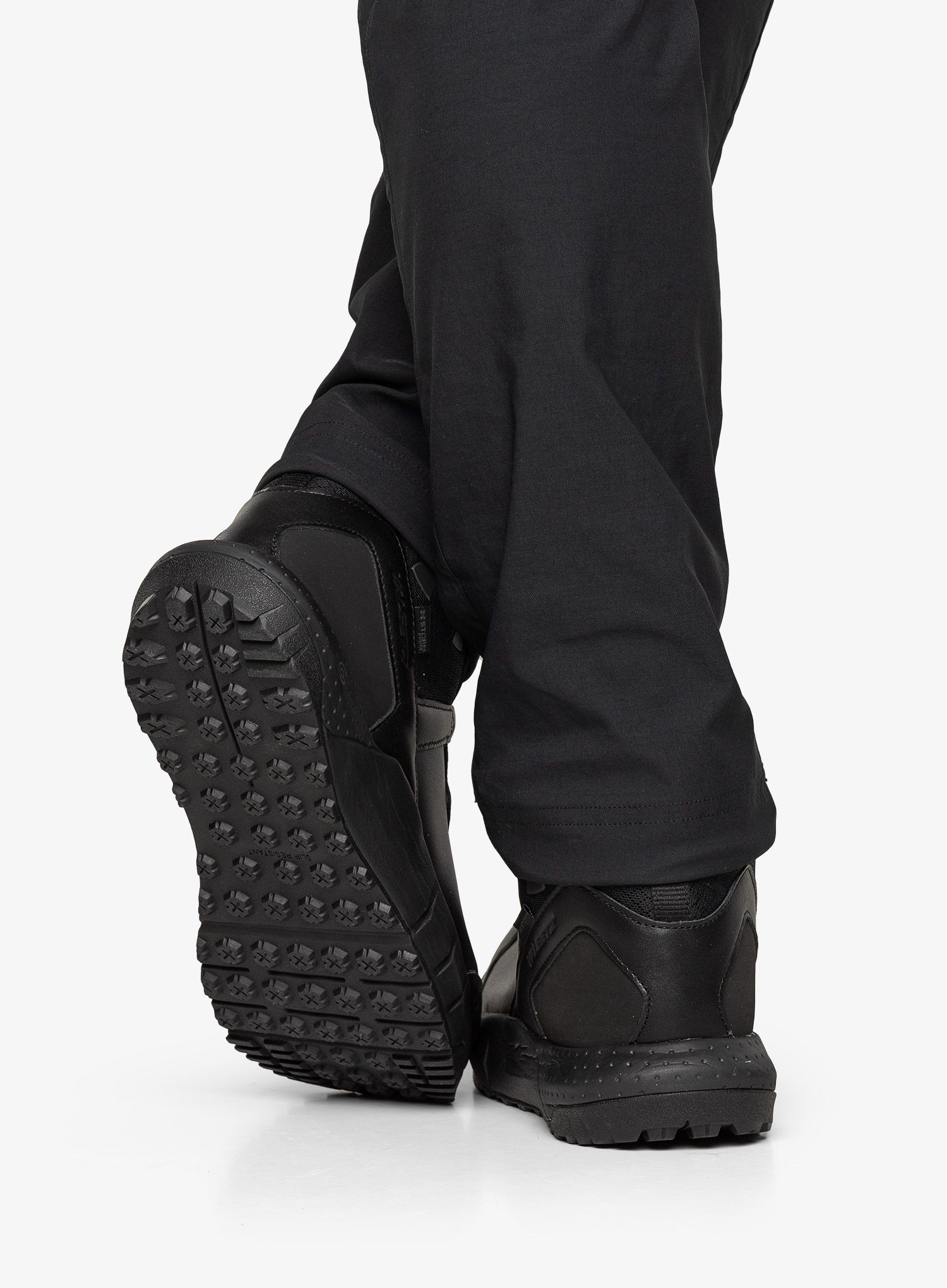 Boty Under Armour Micro G Valsetz Mid Leather WP - black