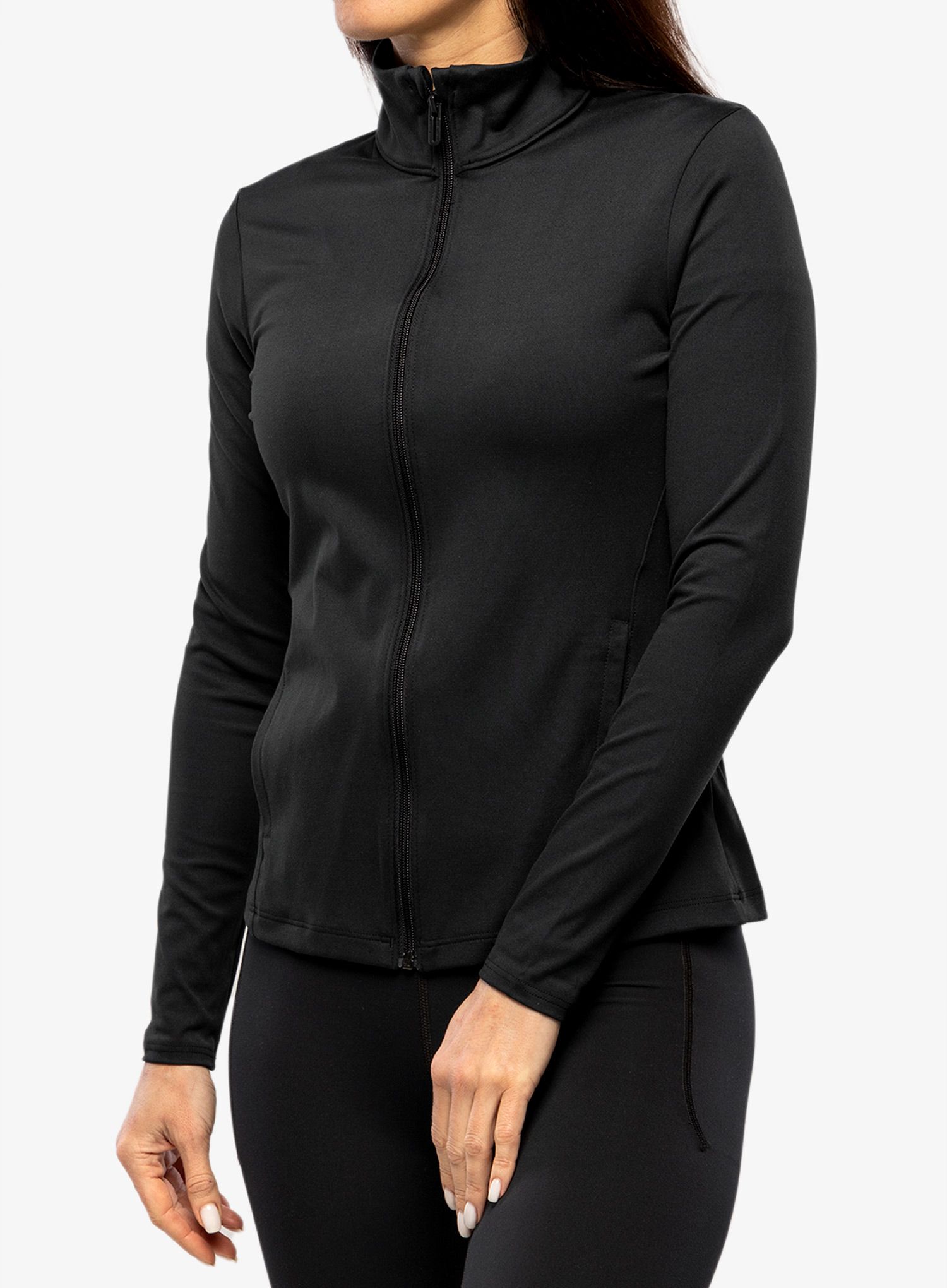 Dámská mikina Under Armour Motion Jacket - black/jet gray