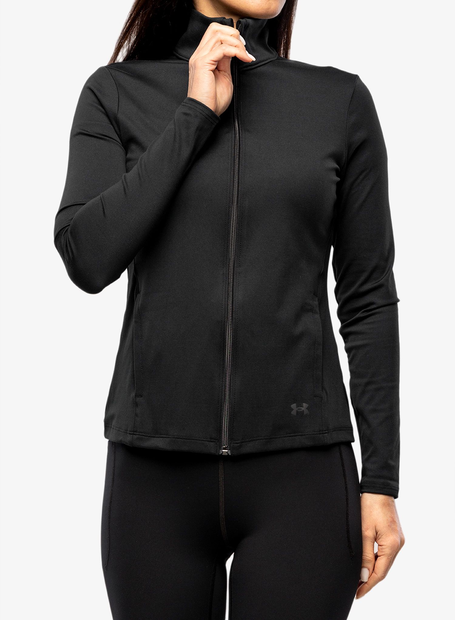 Dámská mikina Under Armour Motion Jacket - black/jet gray