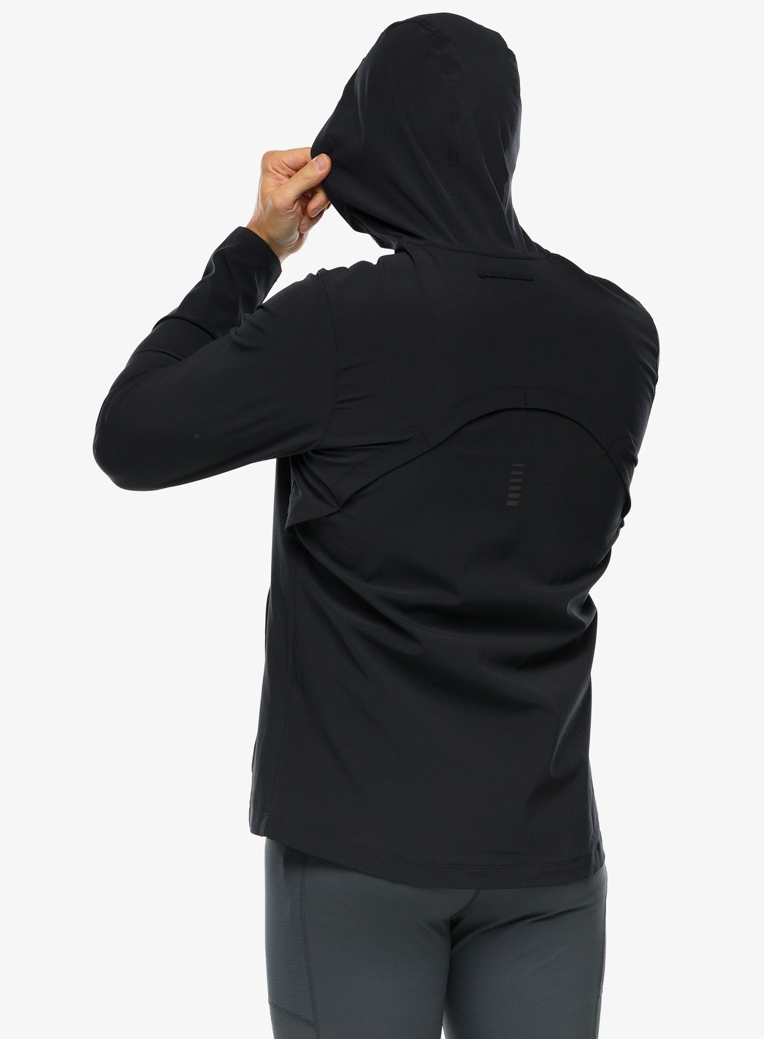 Bunda na běhání Under Armour OutRun The Storm Jacket - black/jet gray/reflective