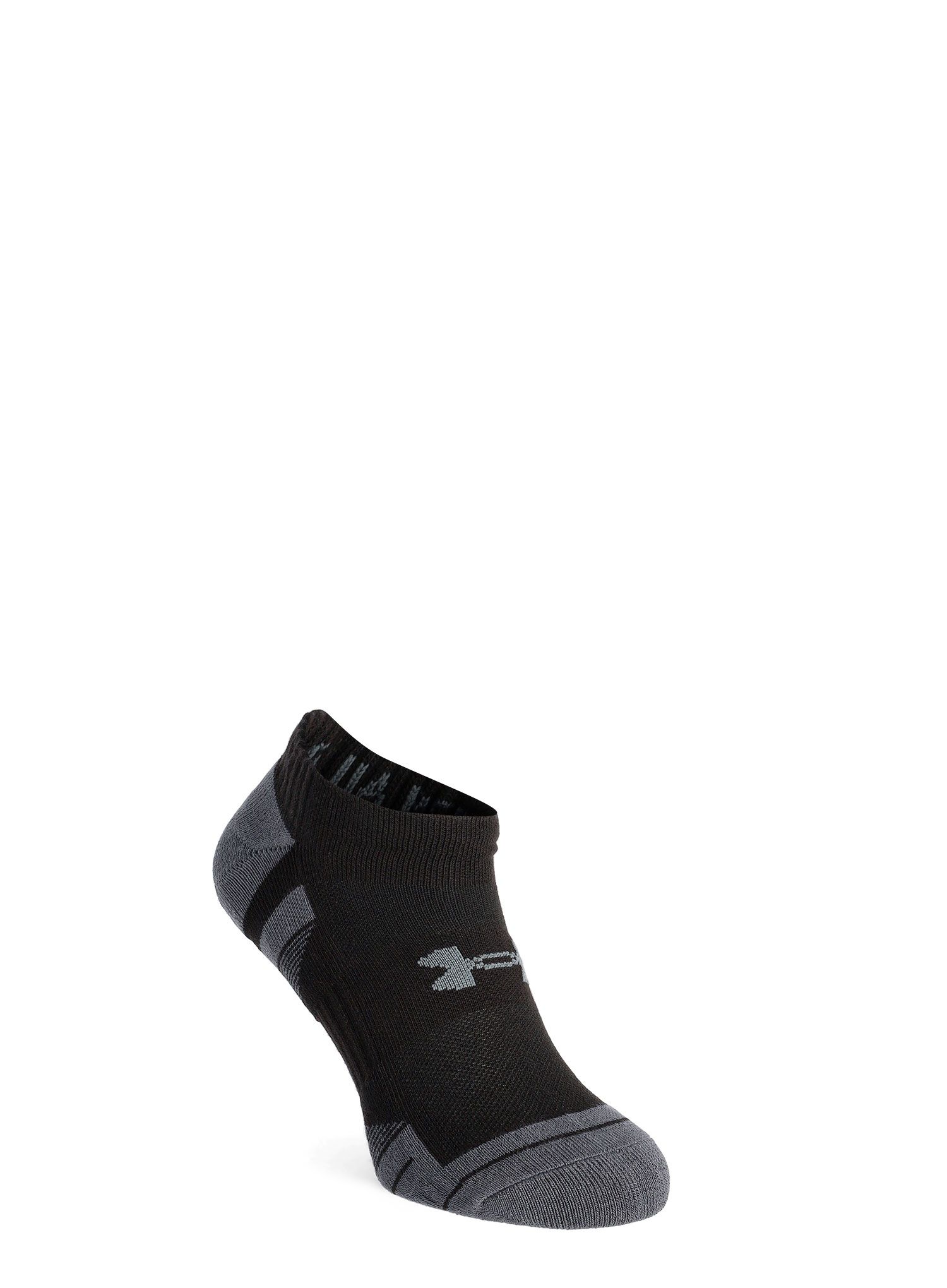 Ponožky Under Armour Performance Cotton No Show 3-Pack - black/black/pitch gray