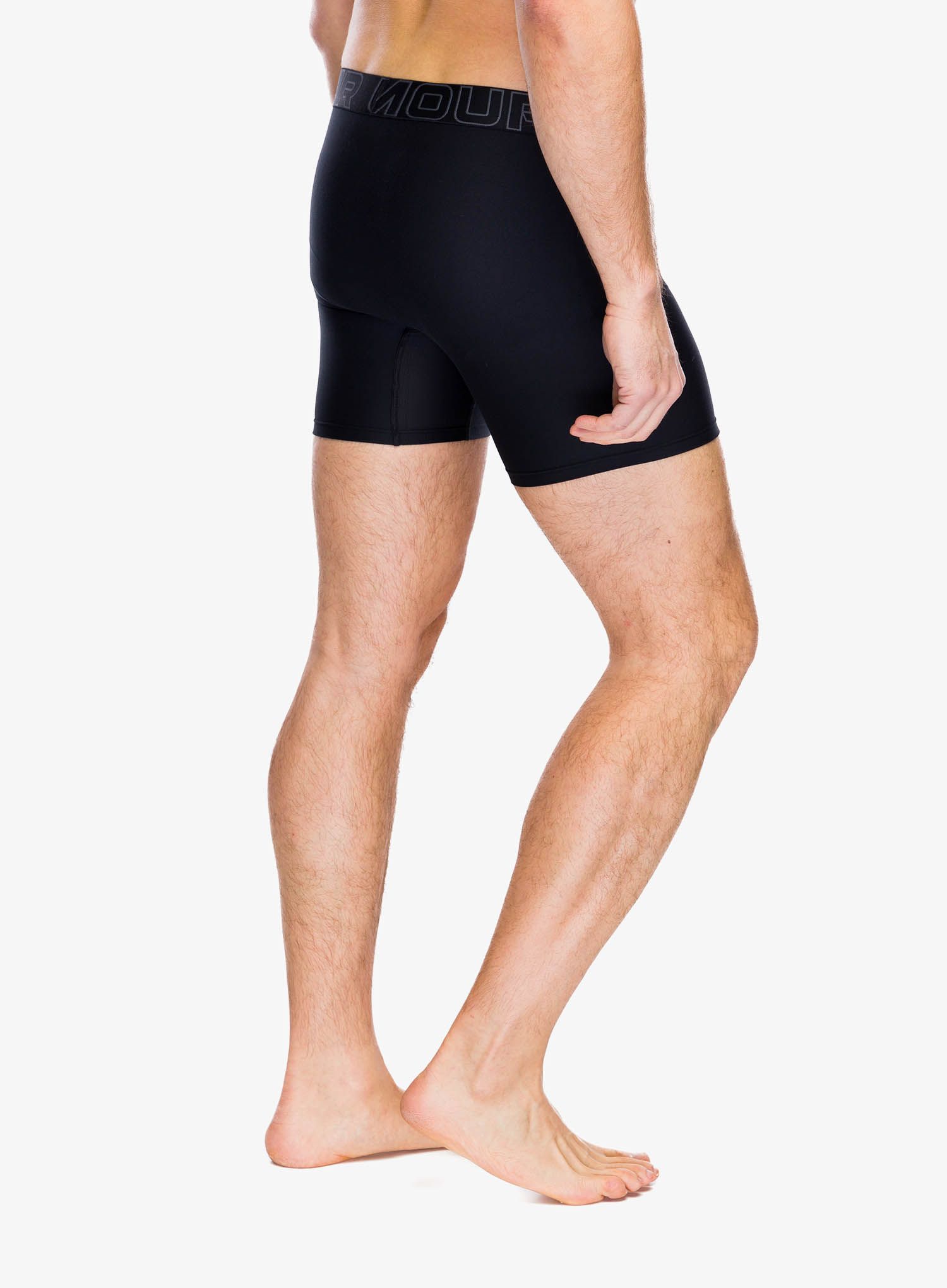 Funkční boxerky Under Armour Performance Tech 6 in 3-Pack Boxerjock - black/black/castlerock