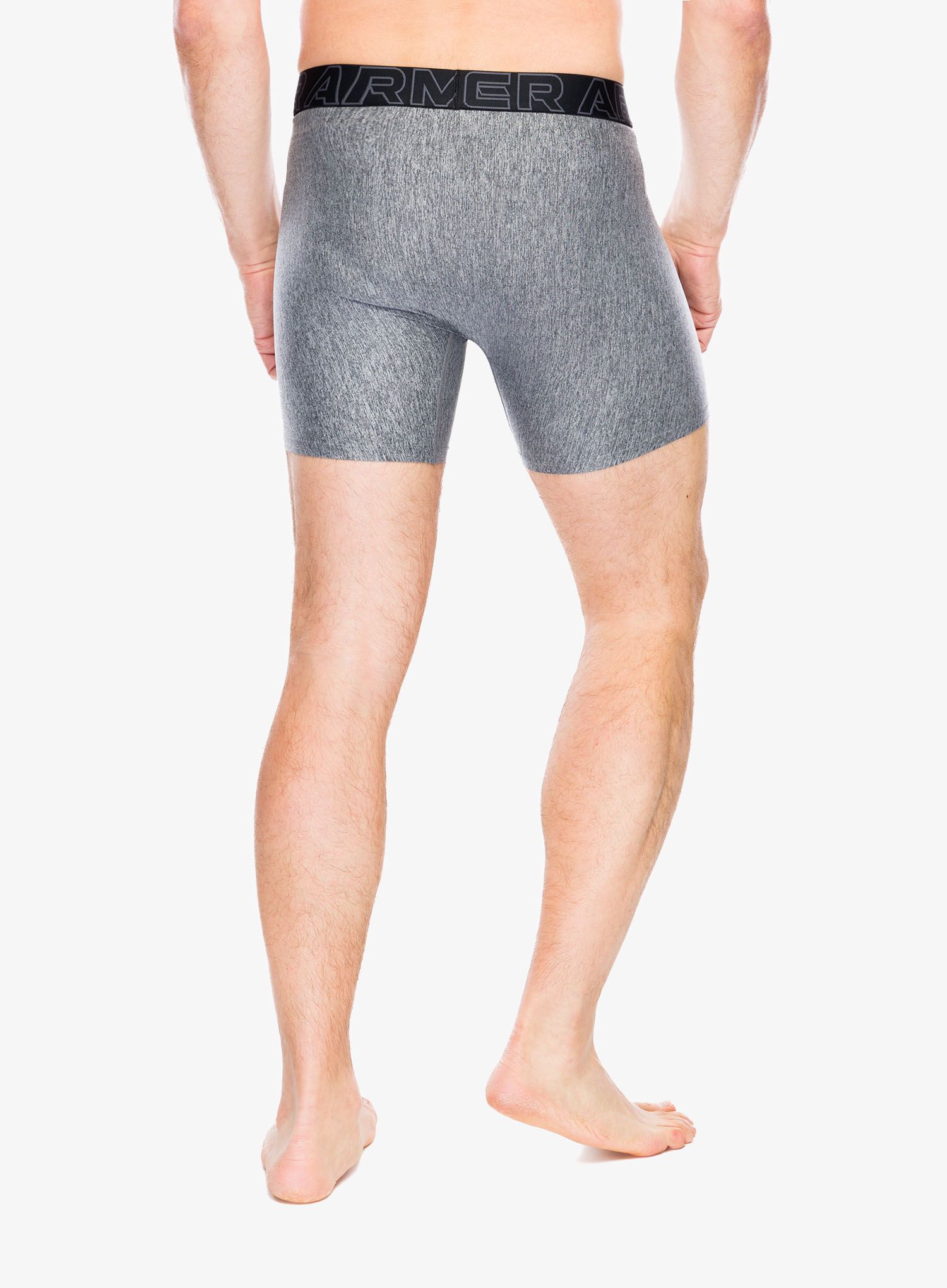 Funkční boxerky Under Armour Performance Tech 6 in 3-Pack Boxerjock - red/castlerock full heather