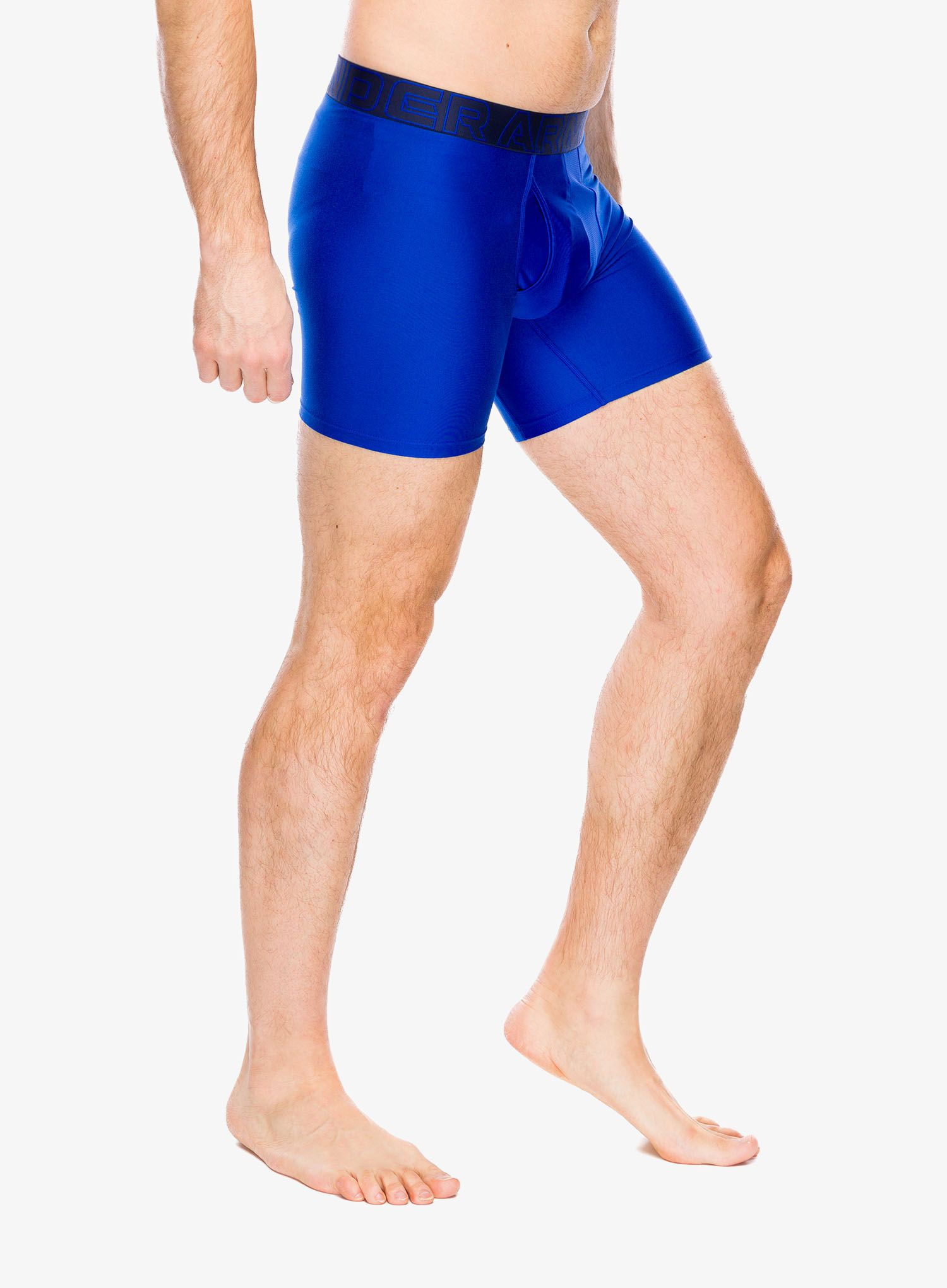 Funkční boxerky Under Armour Performance Tech 6 in 3-Pack Boxerjock - royal/steel full heather