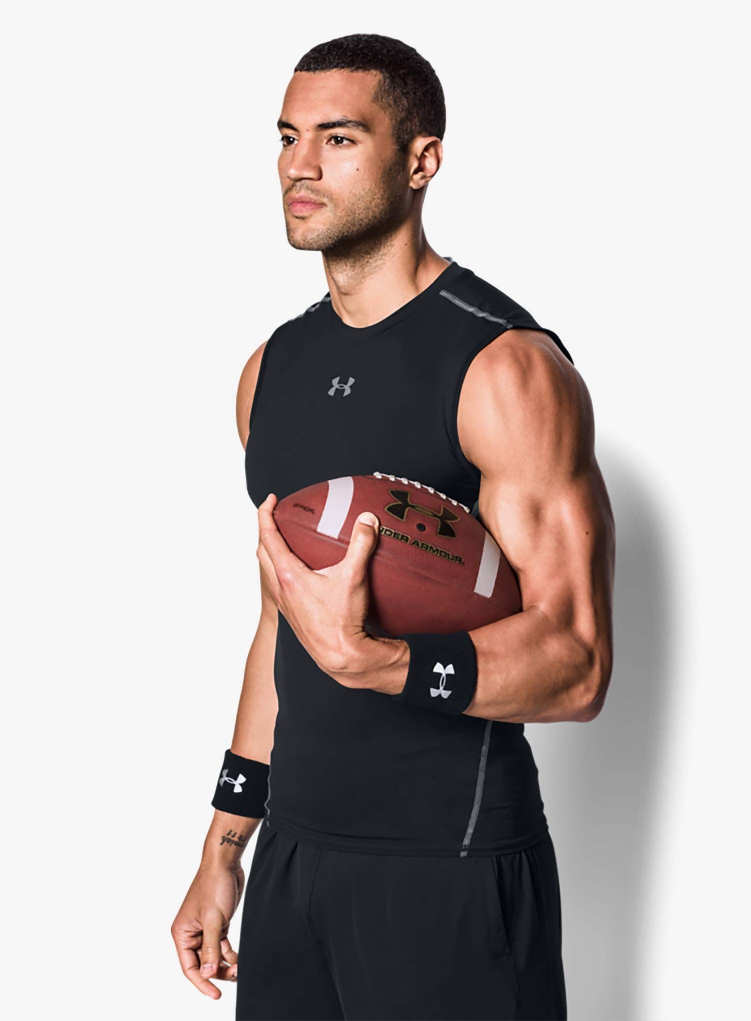 Pásky Under Armour Performance Wristbands - black/white