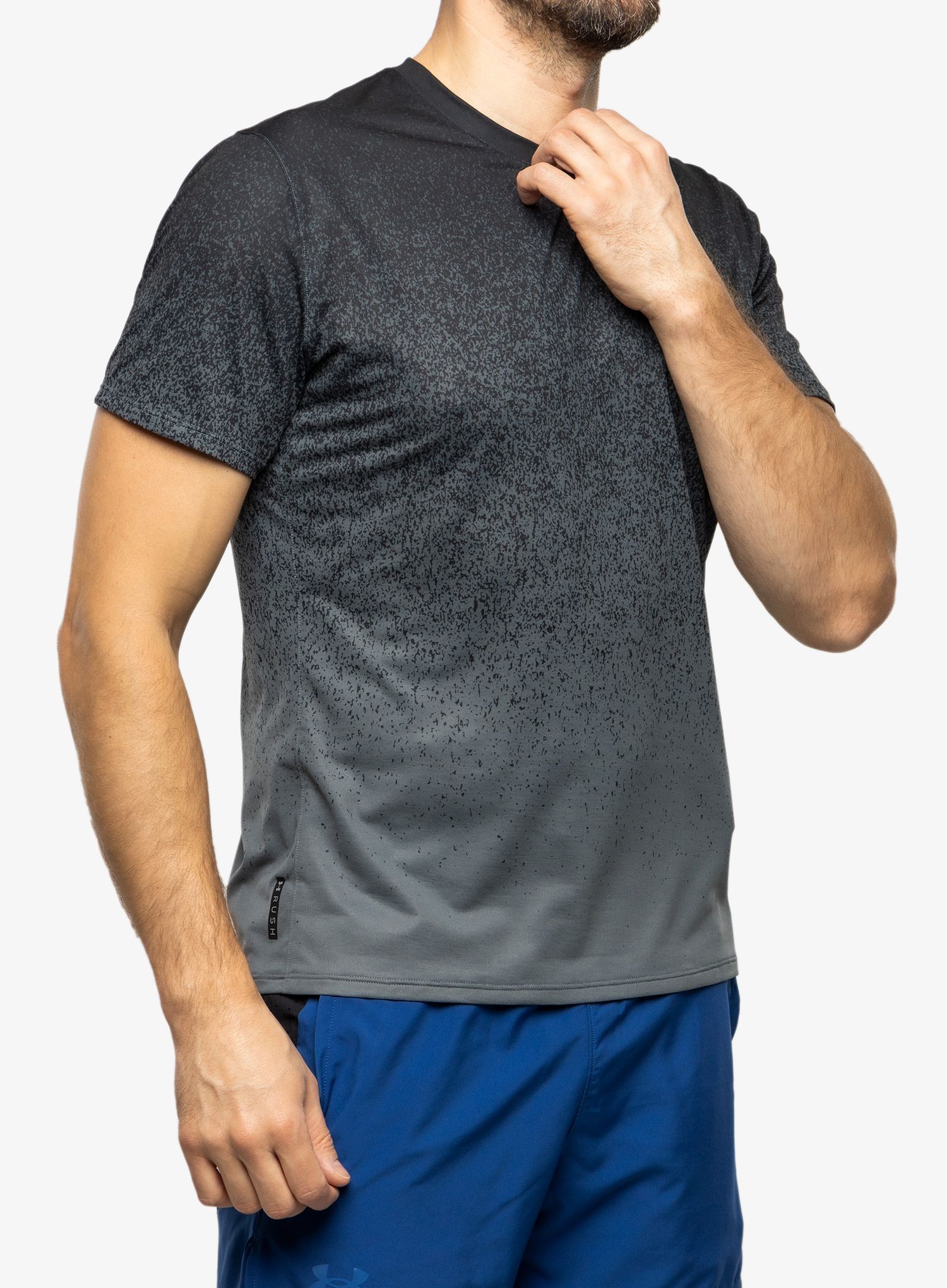 Běžecké triko Under Armour Pro Elite SS - black/pitch gray/lime surge