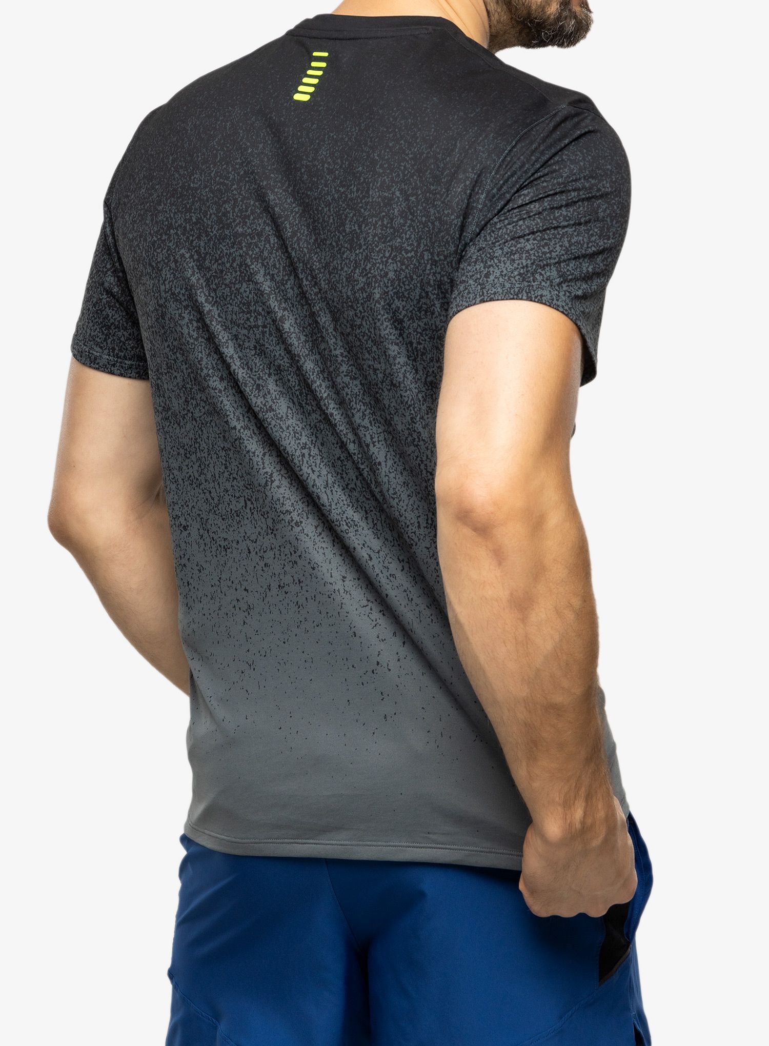 Běžecké triko Under Armour Pro Elite SS - black/pitch gray/lime surge