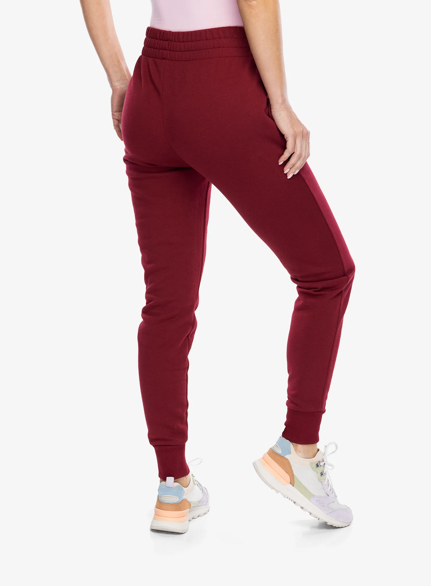 Kalhoty dámské Under Armour Rival Fleece Joggers - cardinal/white