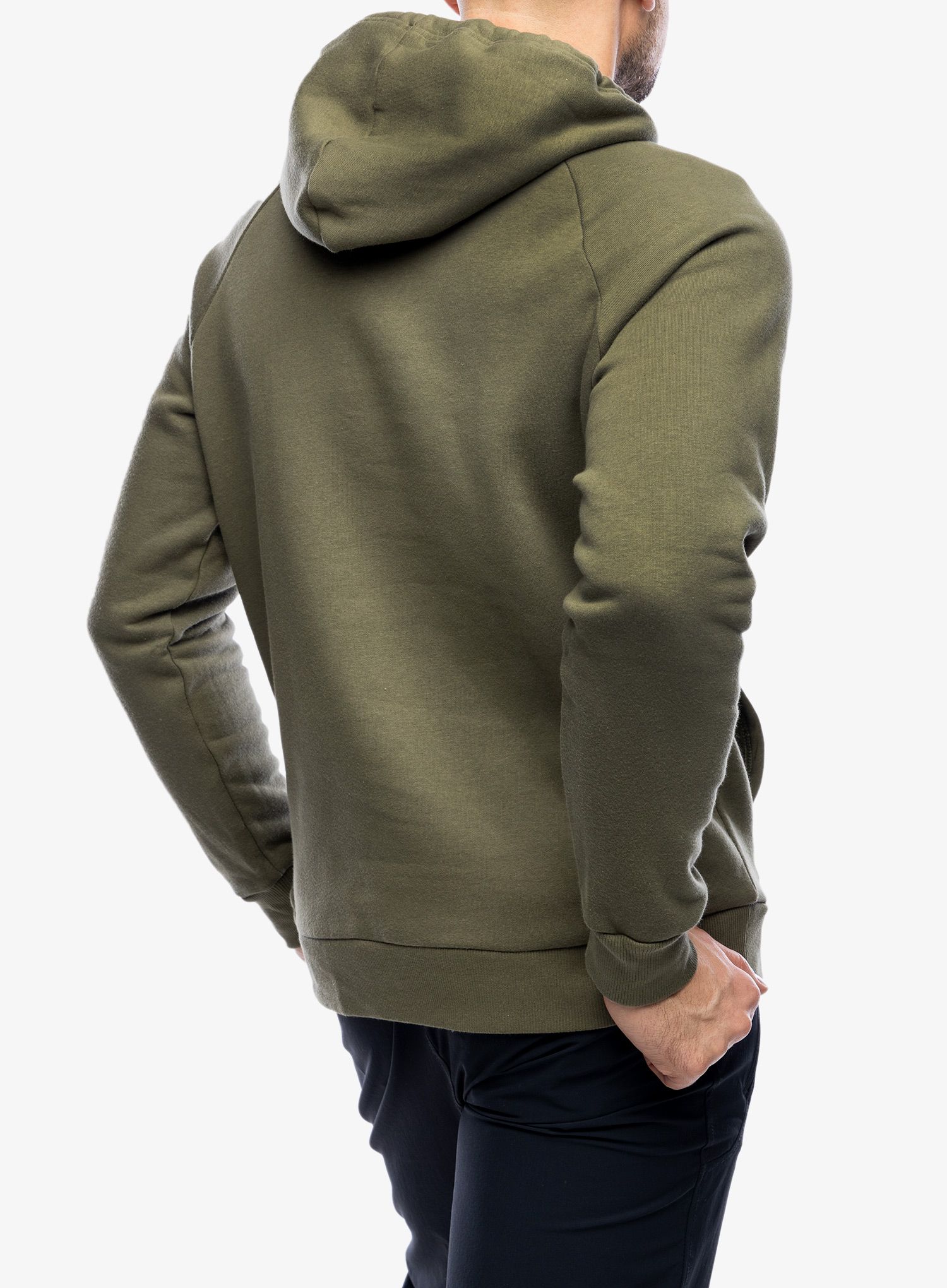 Mikina s kapucí Under Armour Rival Fleece Logo Hoodie - marine OD green/white