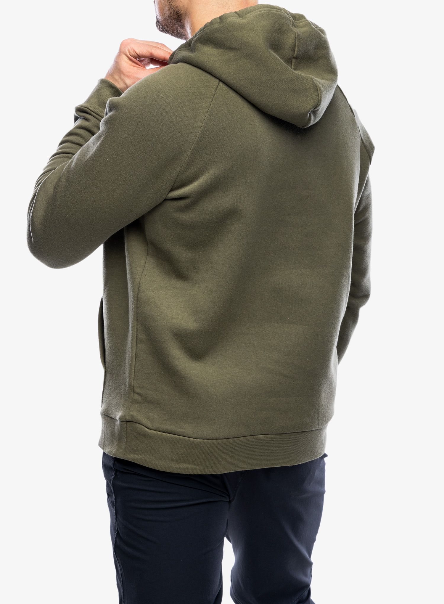 Mikina s kapucí Under Armour Rival Fleece Logo Hoodie - marine OD green/white